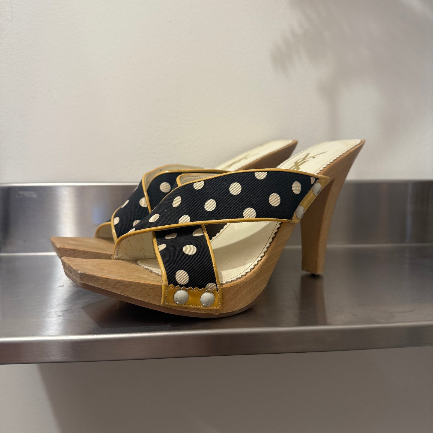 Vintage YSL Polka Dot Heels
