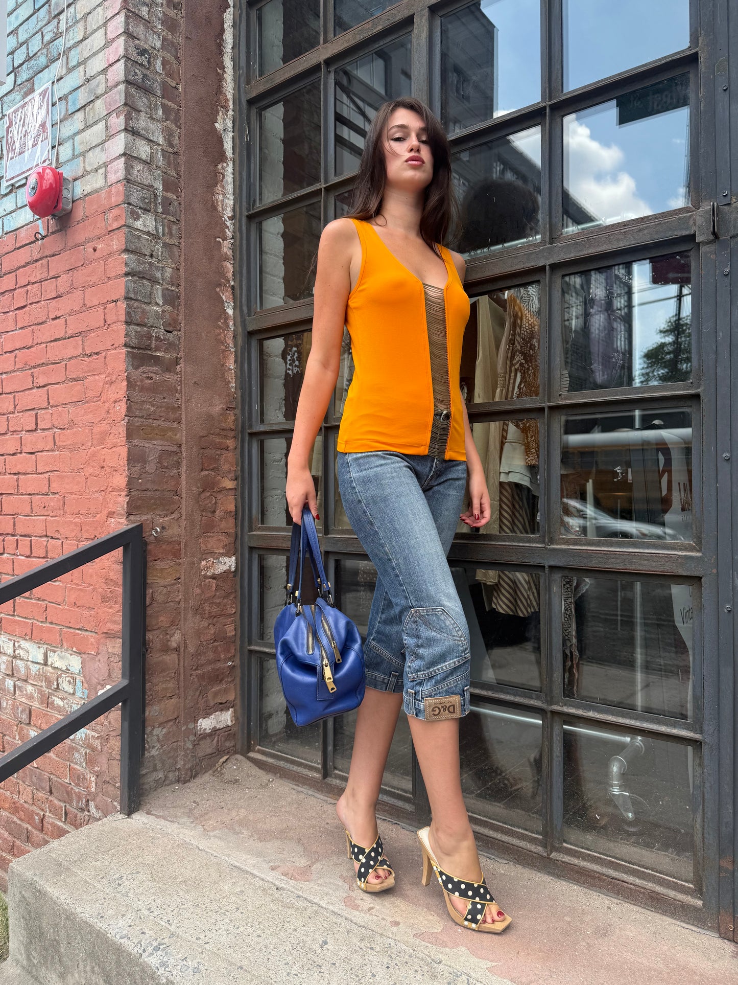 Dolce & Gabbana Denim Capri Pants