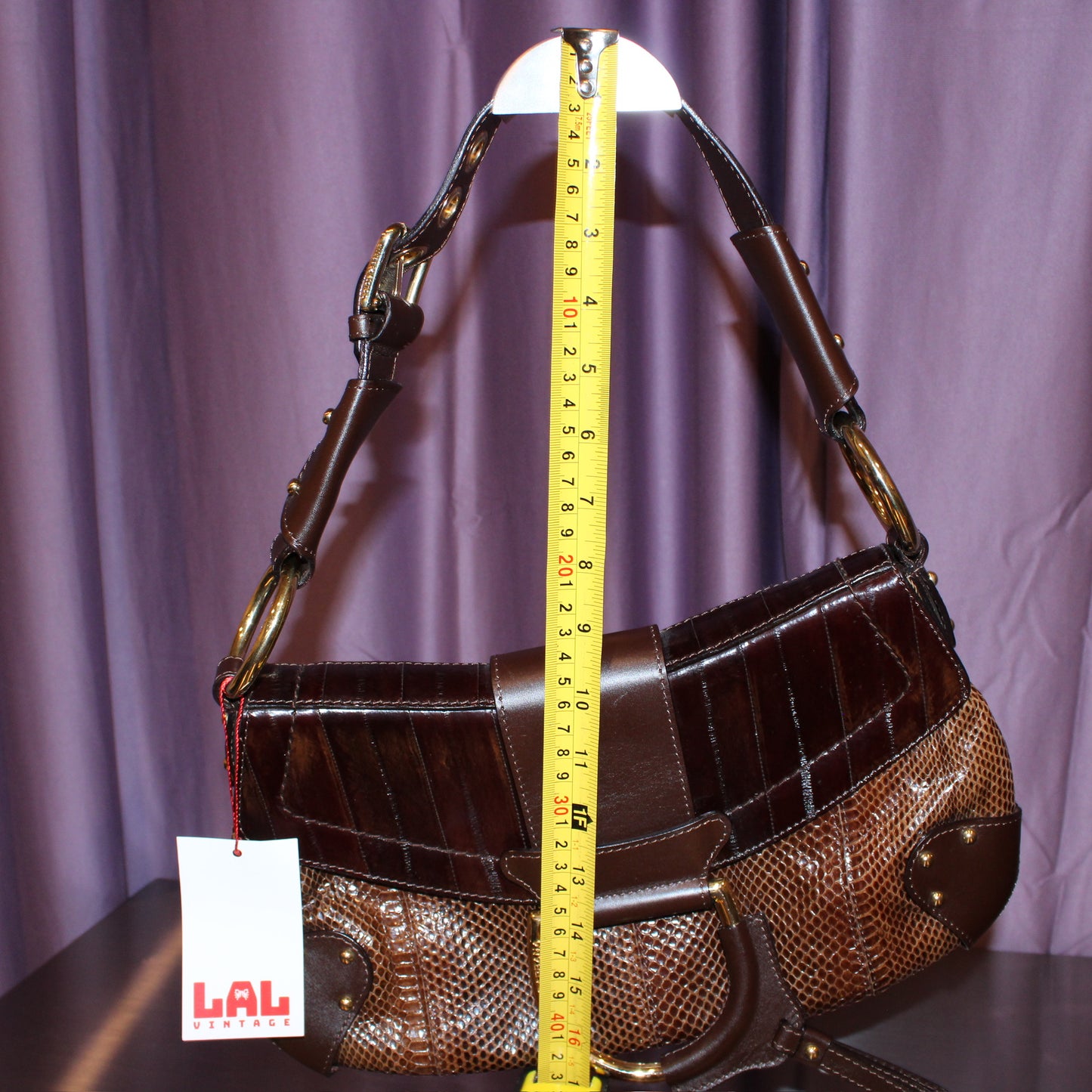 Dolce & Gabbana Python & Eel D-Ring Bag