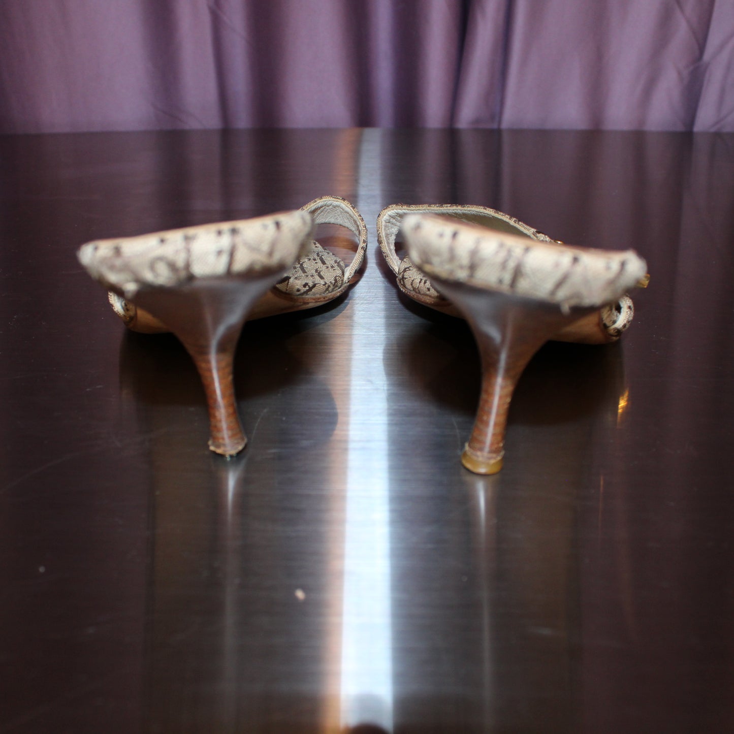 Vintage Dior Monogram Heels