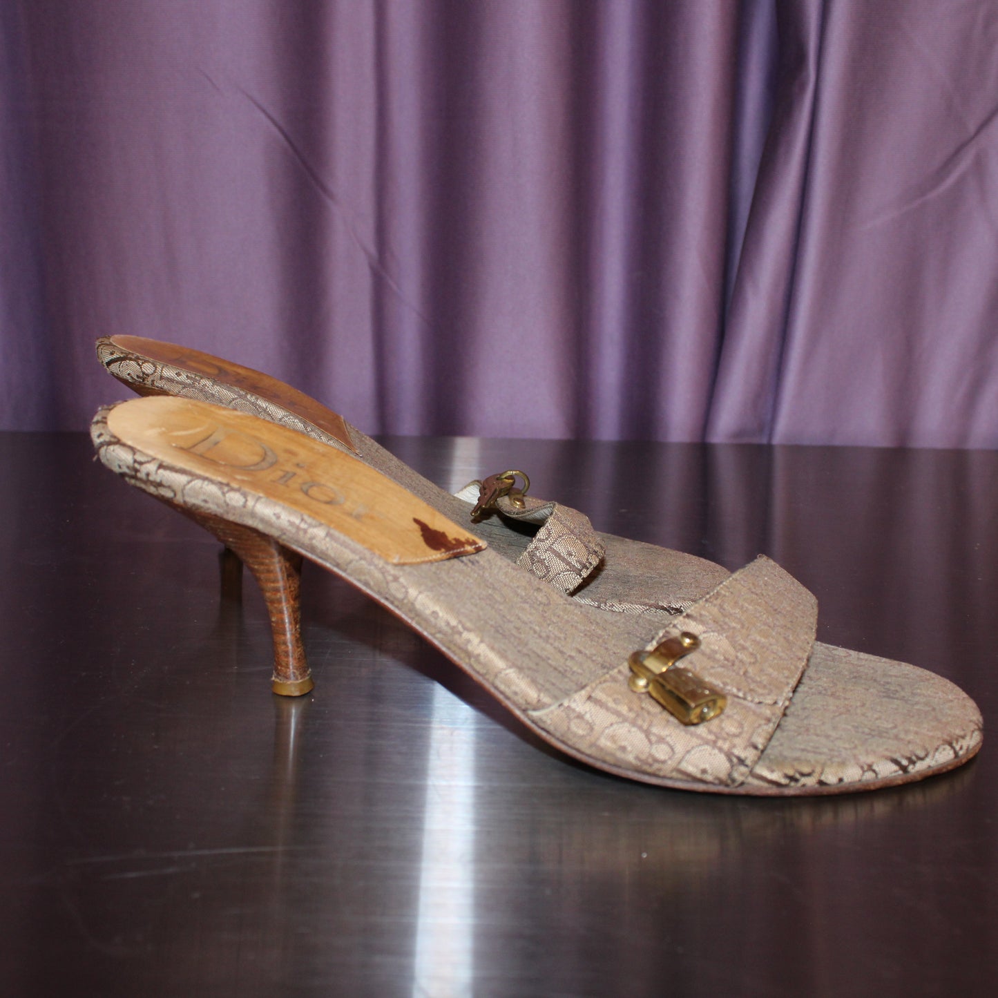 Vintage Dior Monogram Heels