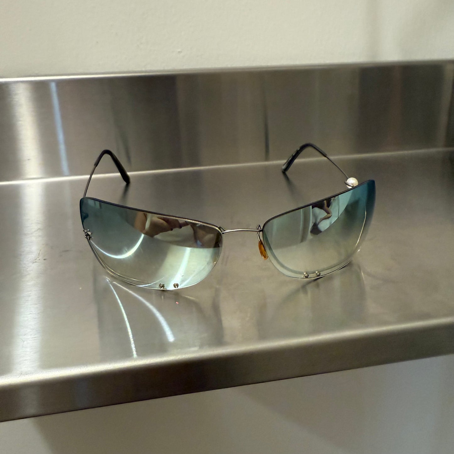 Vintage Chanel pearl sunglasses