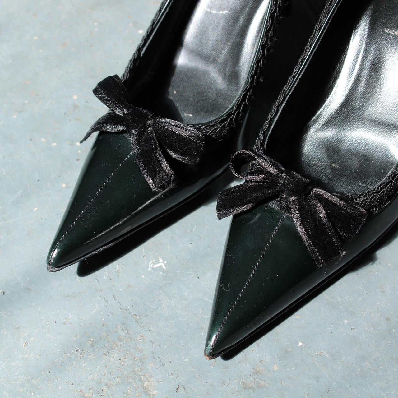Prada heels with bow details