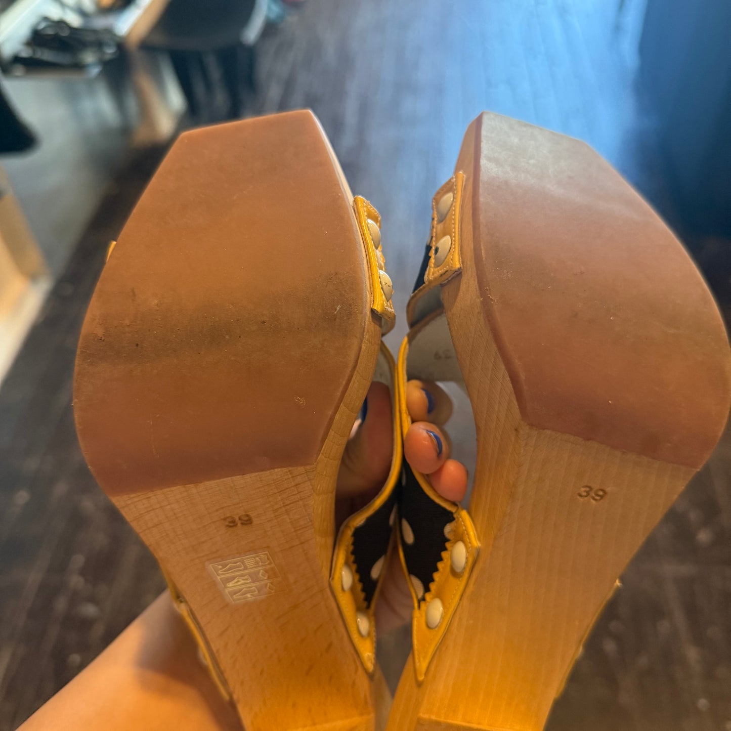 Vintage YSL Polka Dot Heels