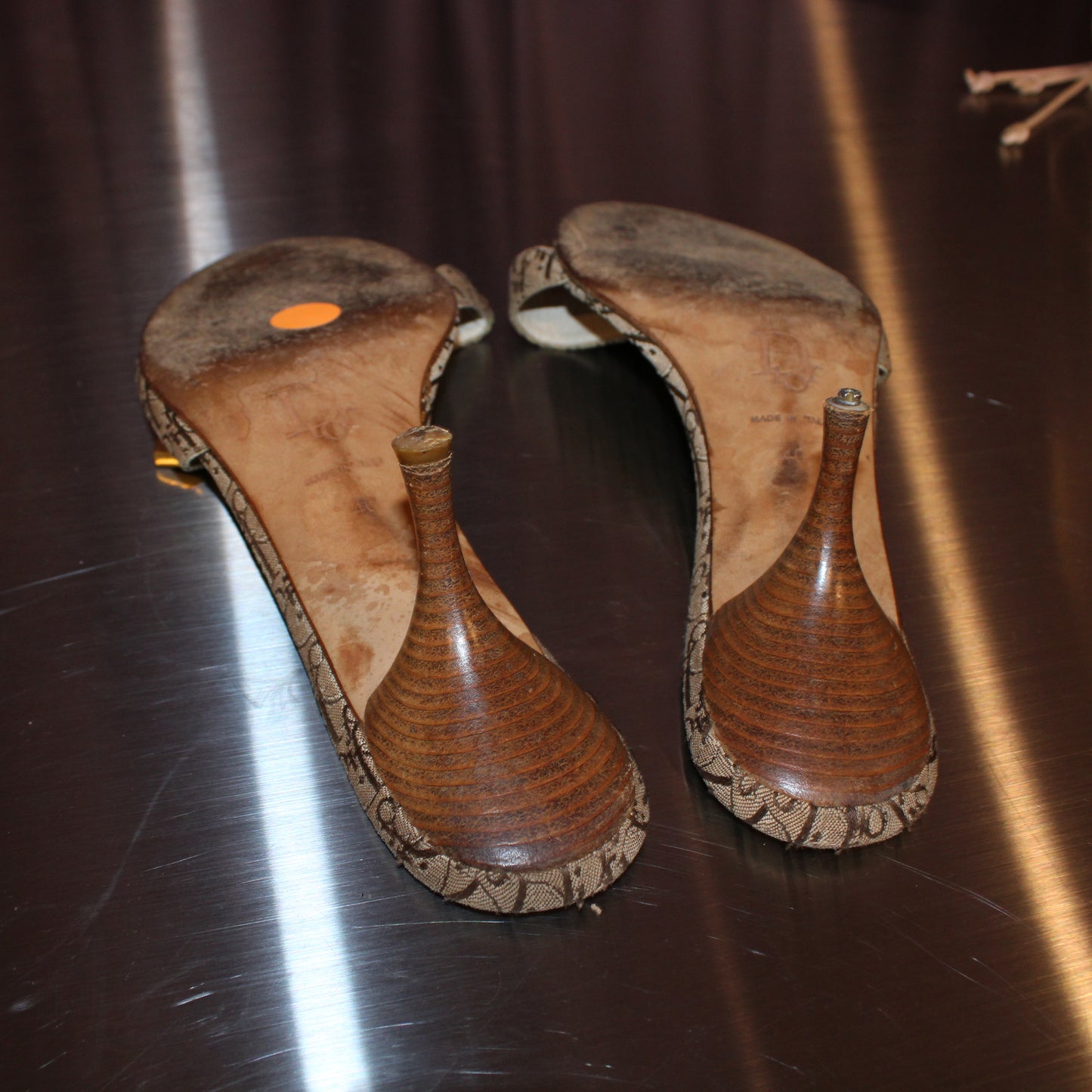 Vintage Dior Monogram Heels