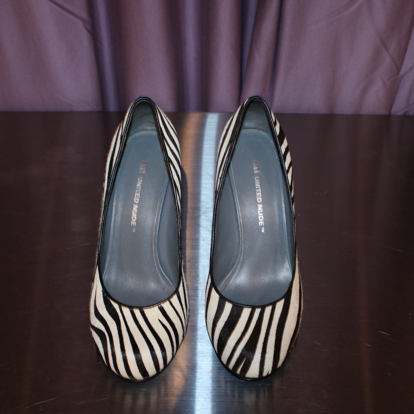 United Nude Cowhide Heels