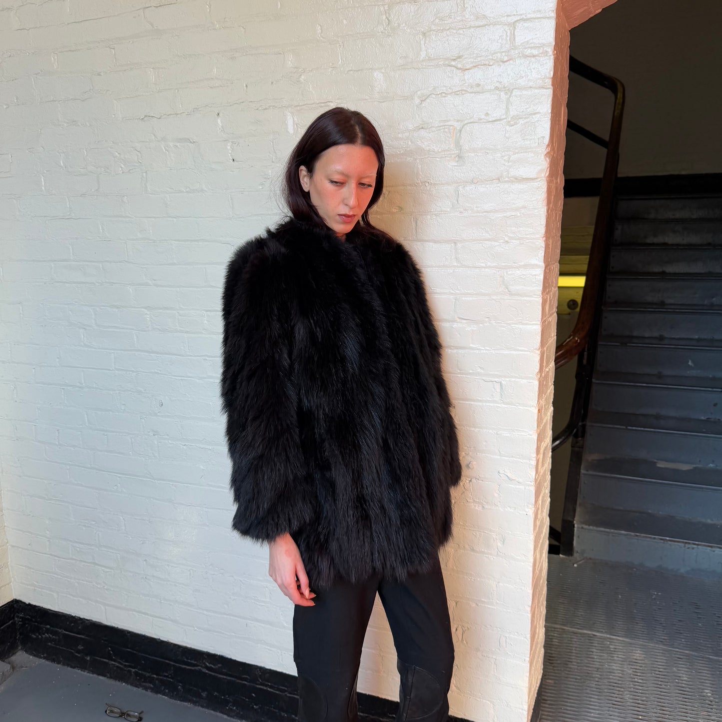 Vintage real fur coat