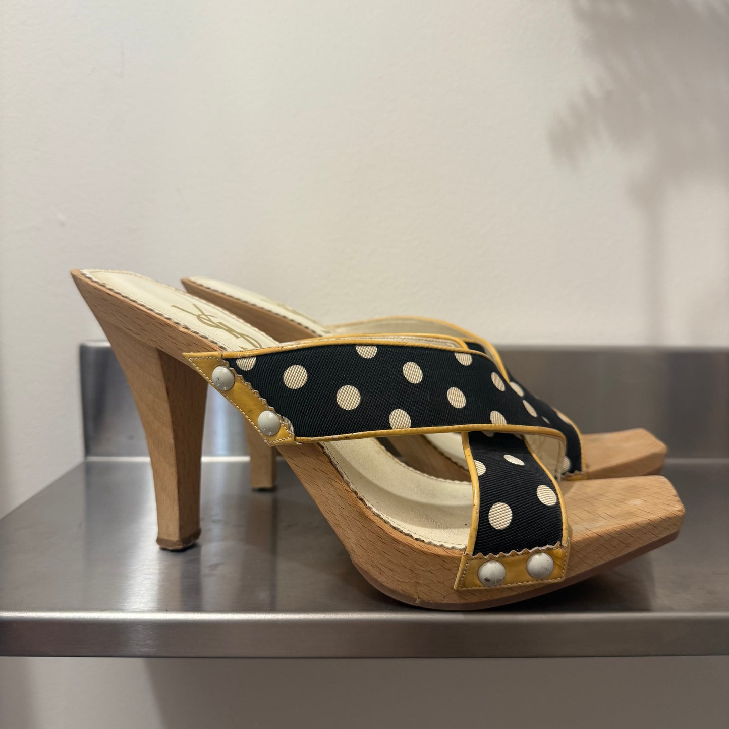 Vintage YSL Polka Dot Heels
