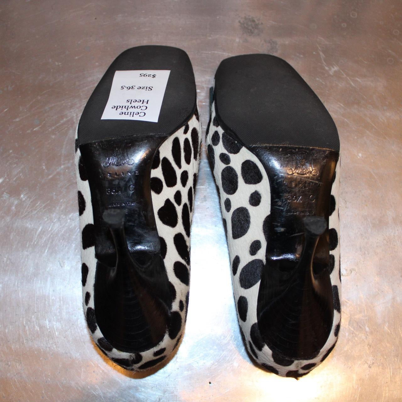 Celine Pony Hair Heels