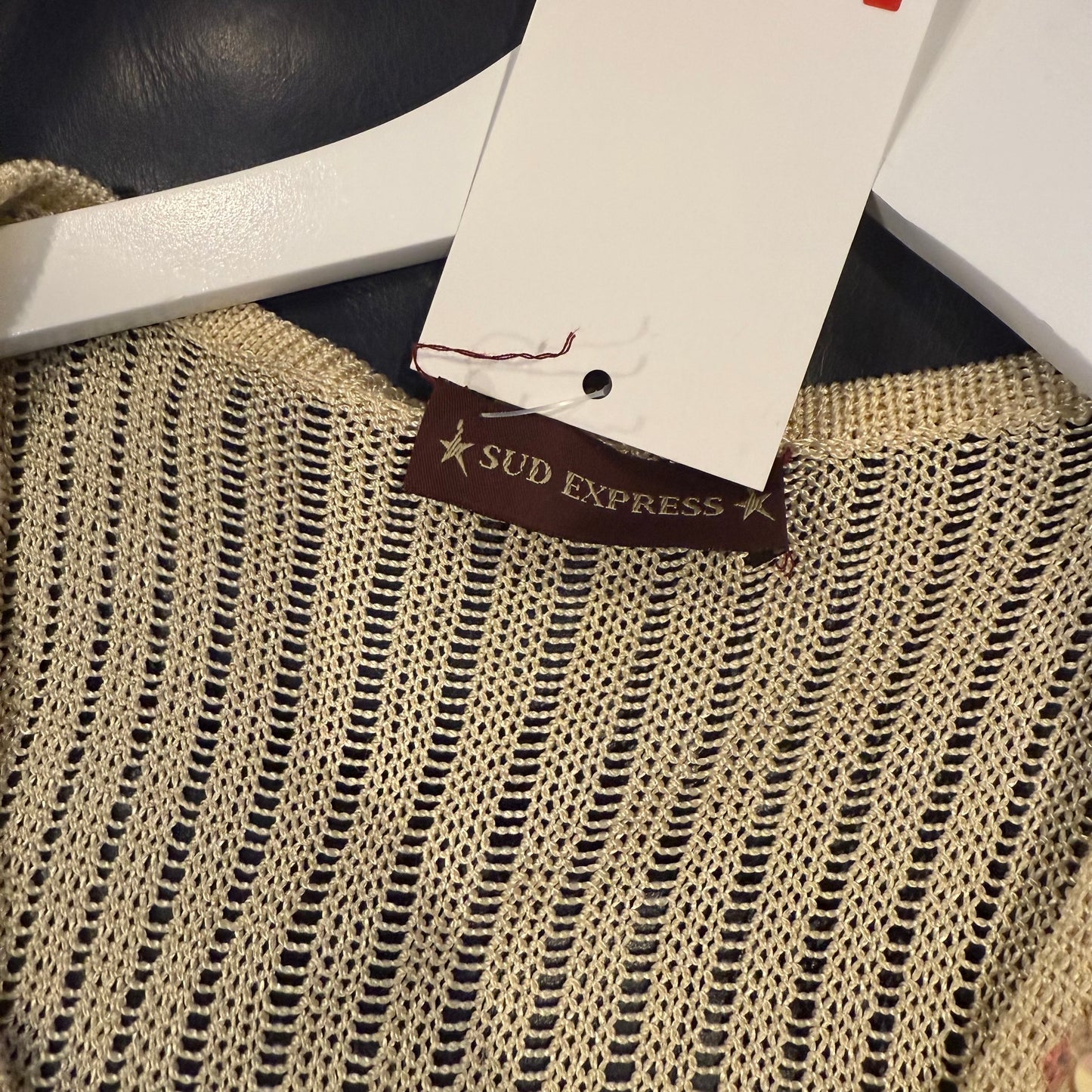 Plein Sud Sequin Knit Top