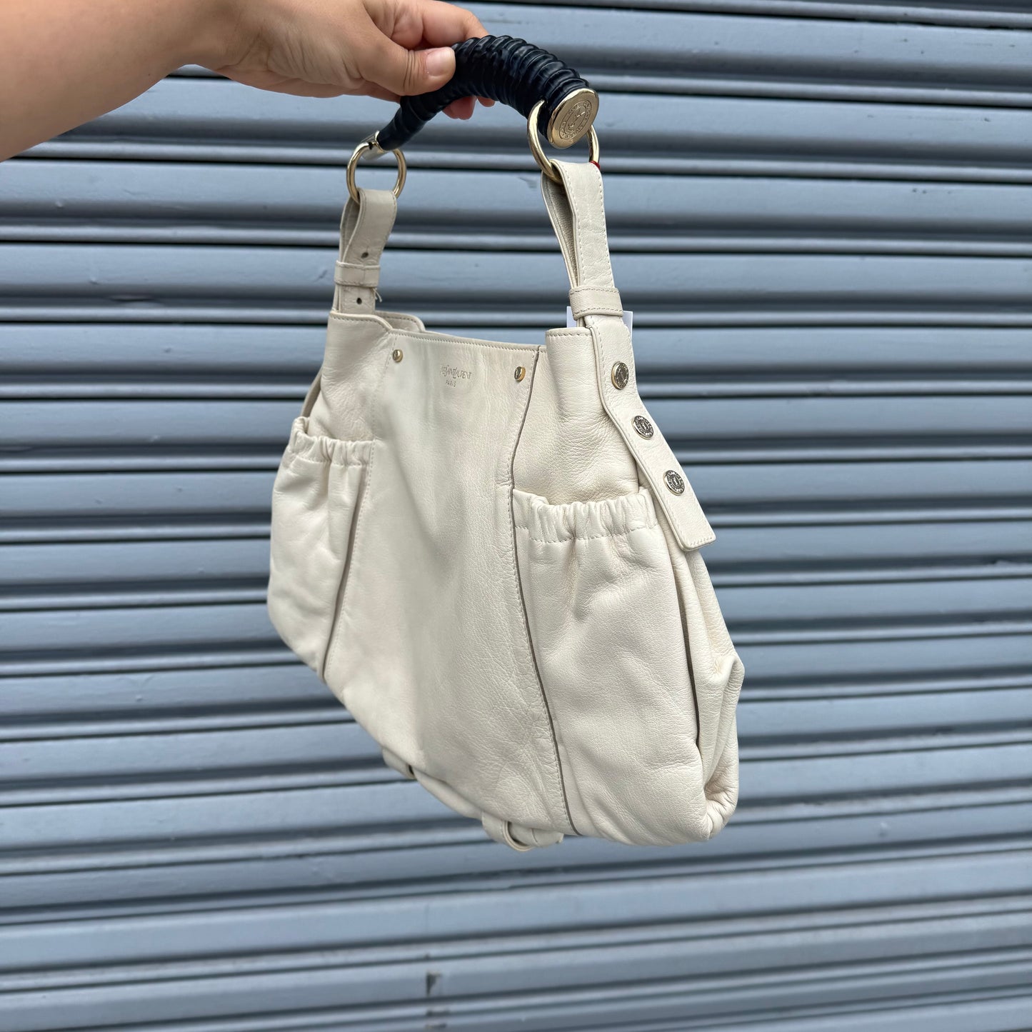 YSL Leather Mala Mala Bag