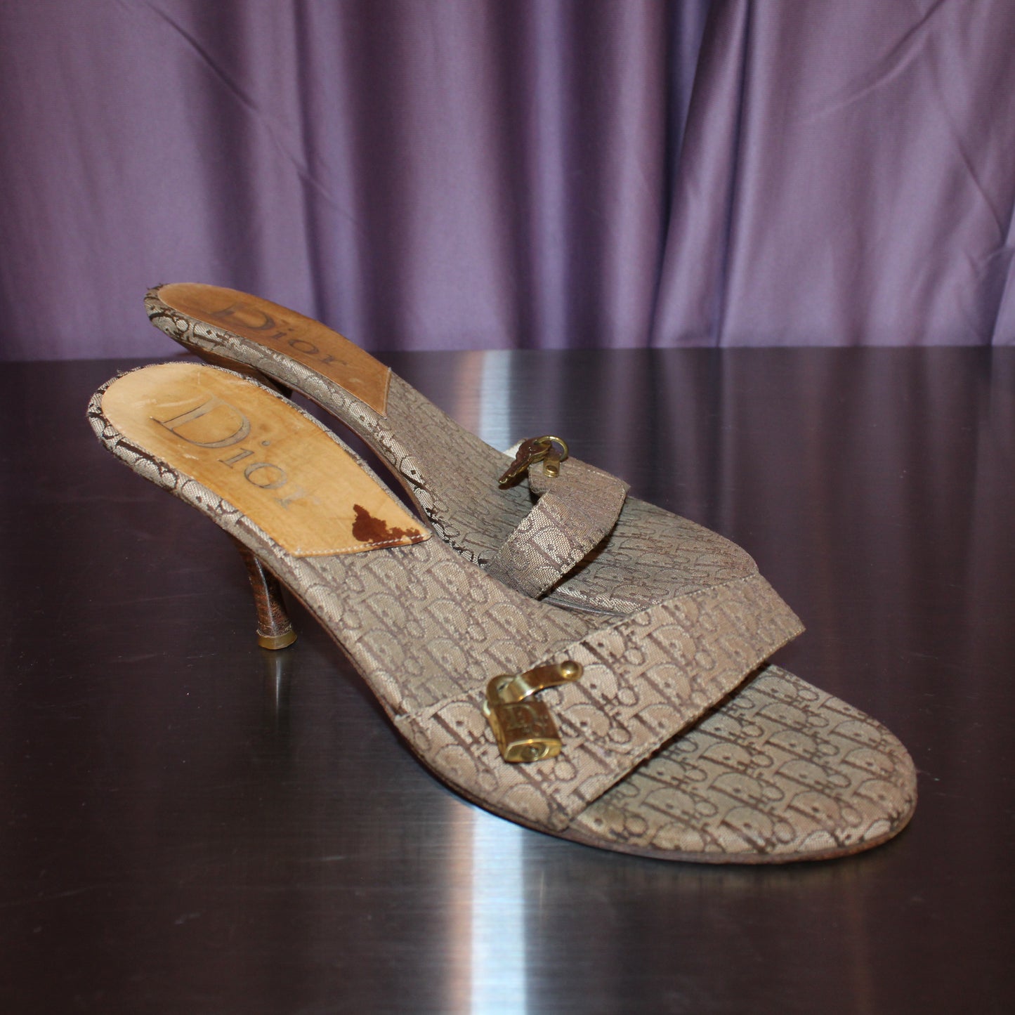 Vintage Dior Monogram Heels