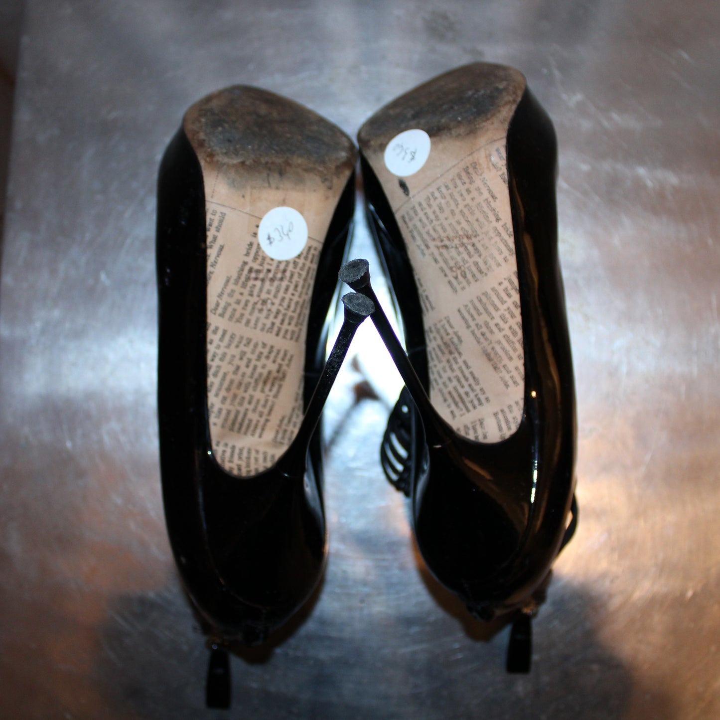 John Galliano Patent Leather Heels