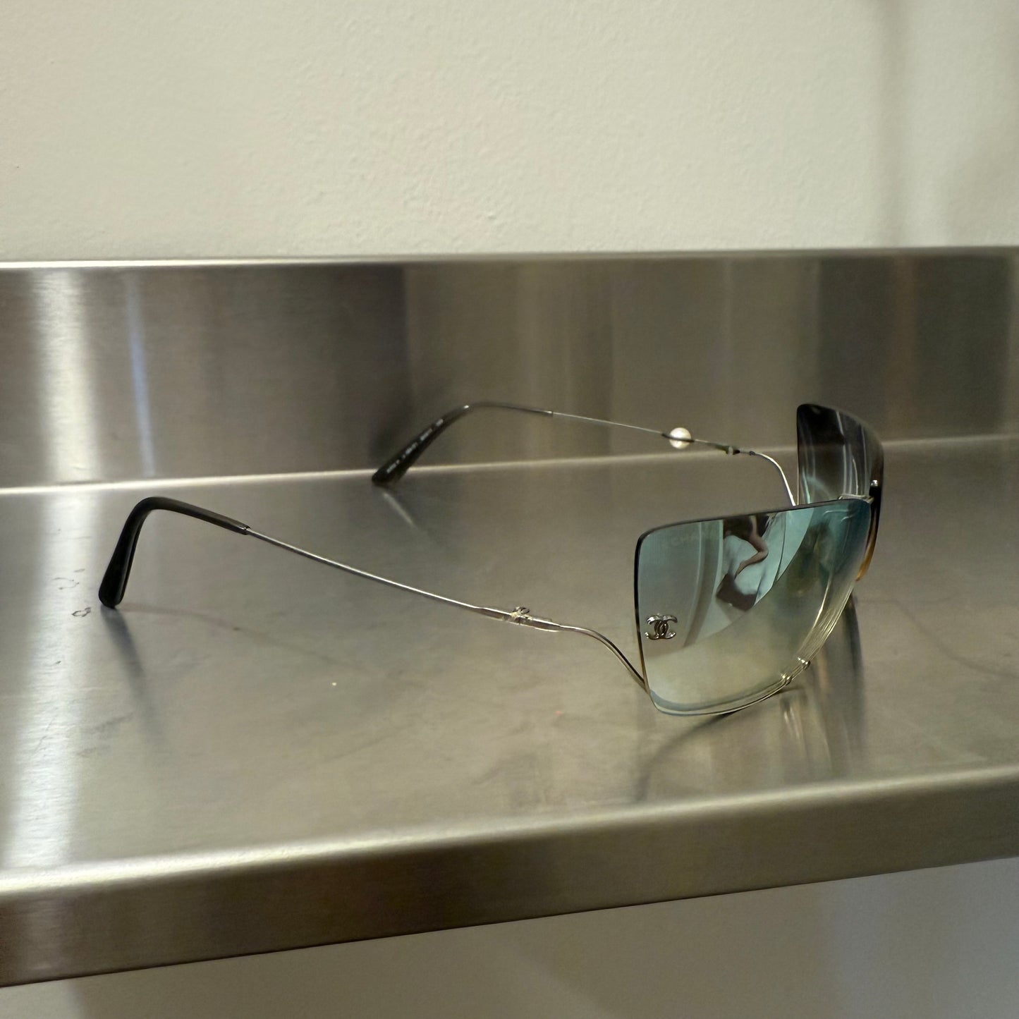Vintage Chanel pearl sunglasses