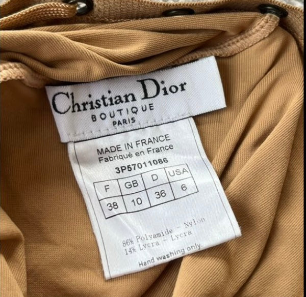 Vintage Dior One Piece Swimsuit