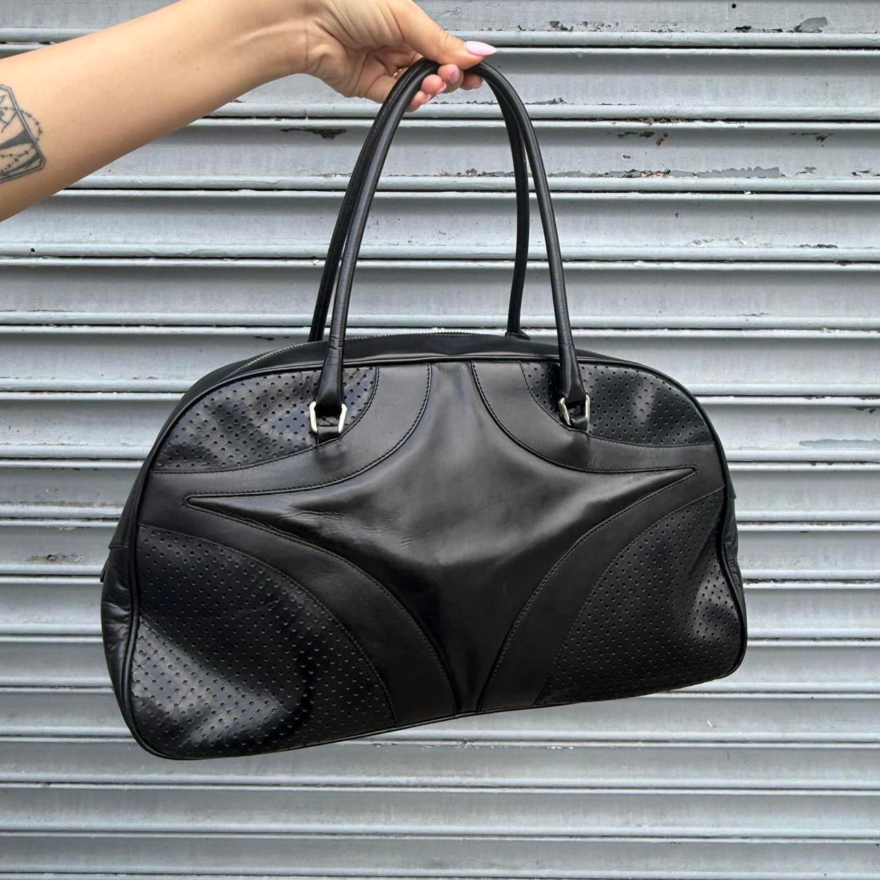 Prada Leather Bowling Bag