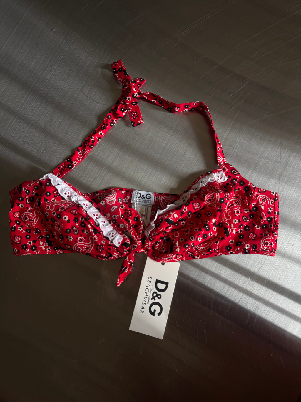 D&G Beachwear Bustier Top