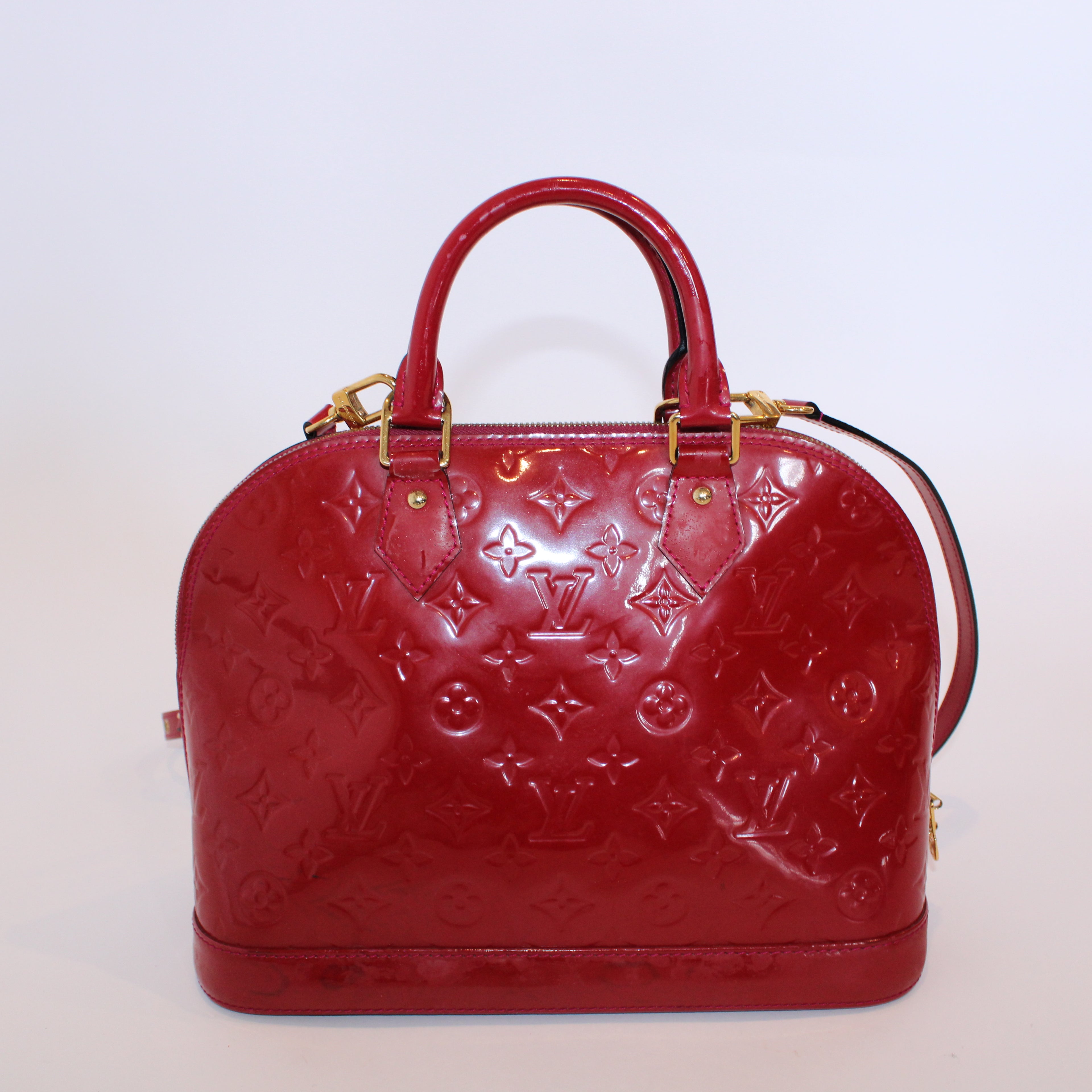 LV Alma Red Bag