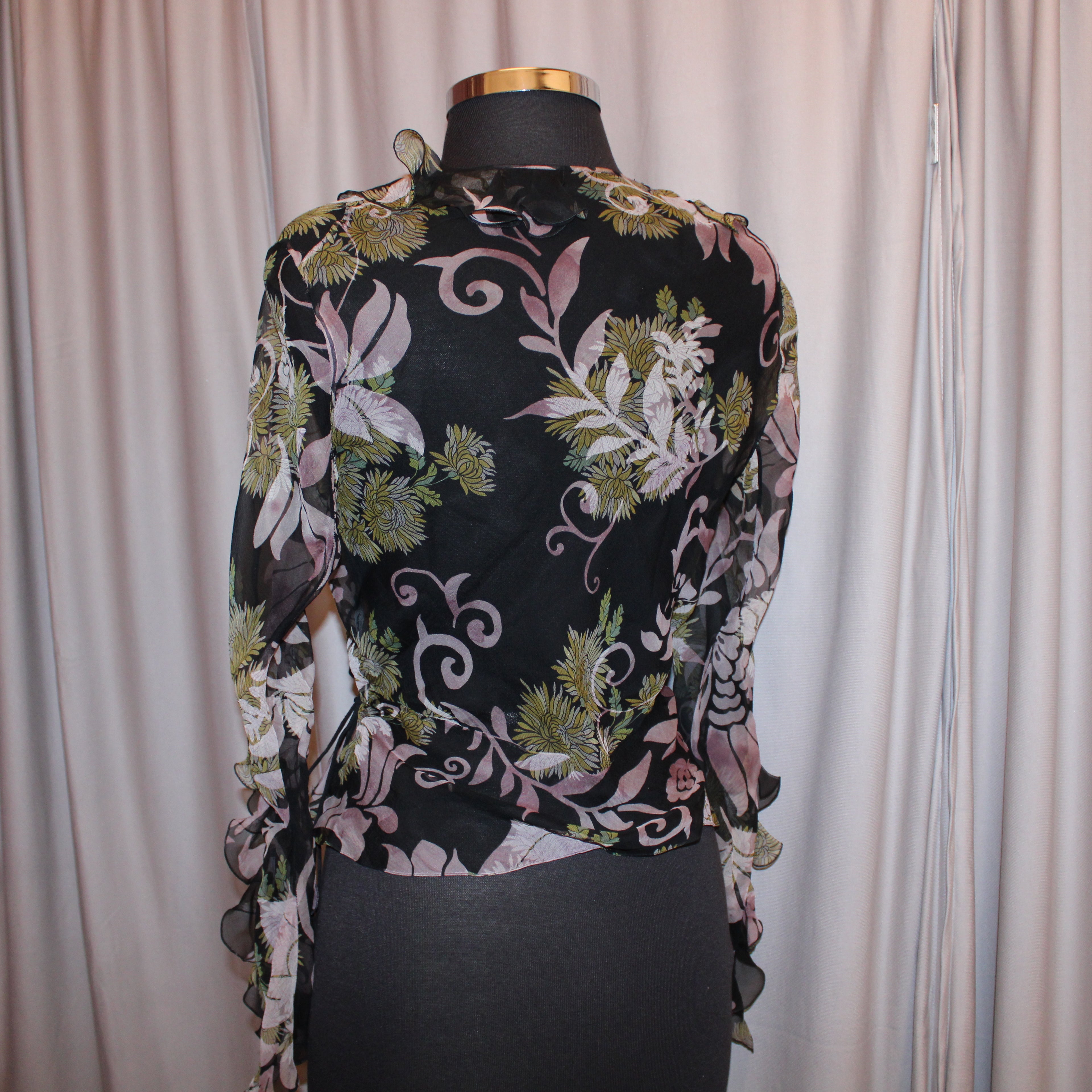 Dior By Galliano Era Silk Top
