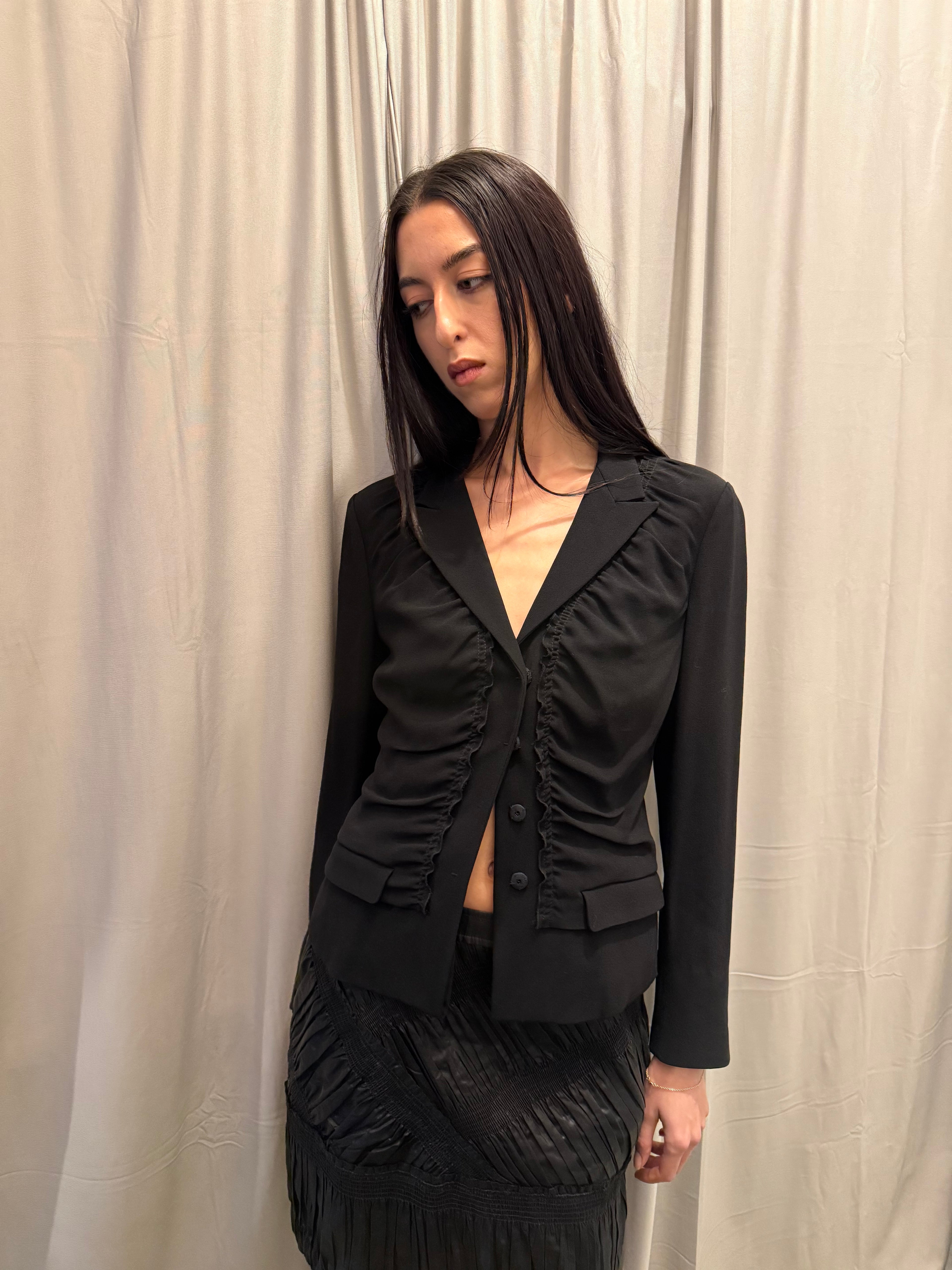 Prada Ruched Blazer