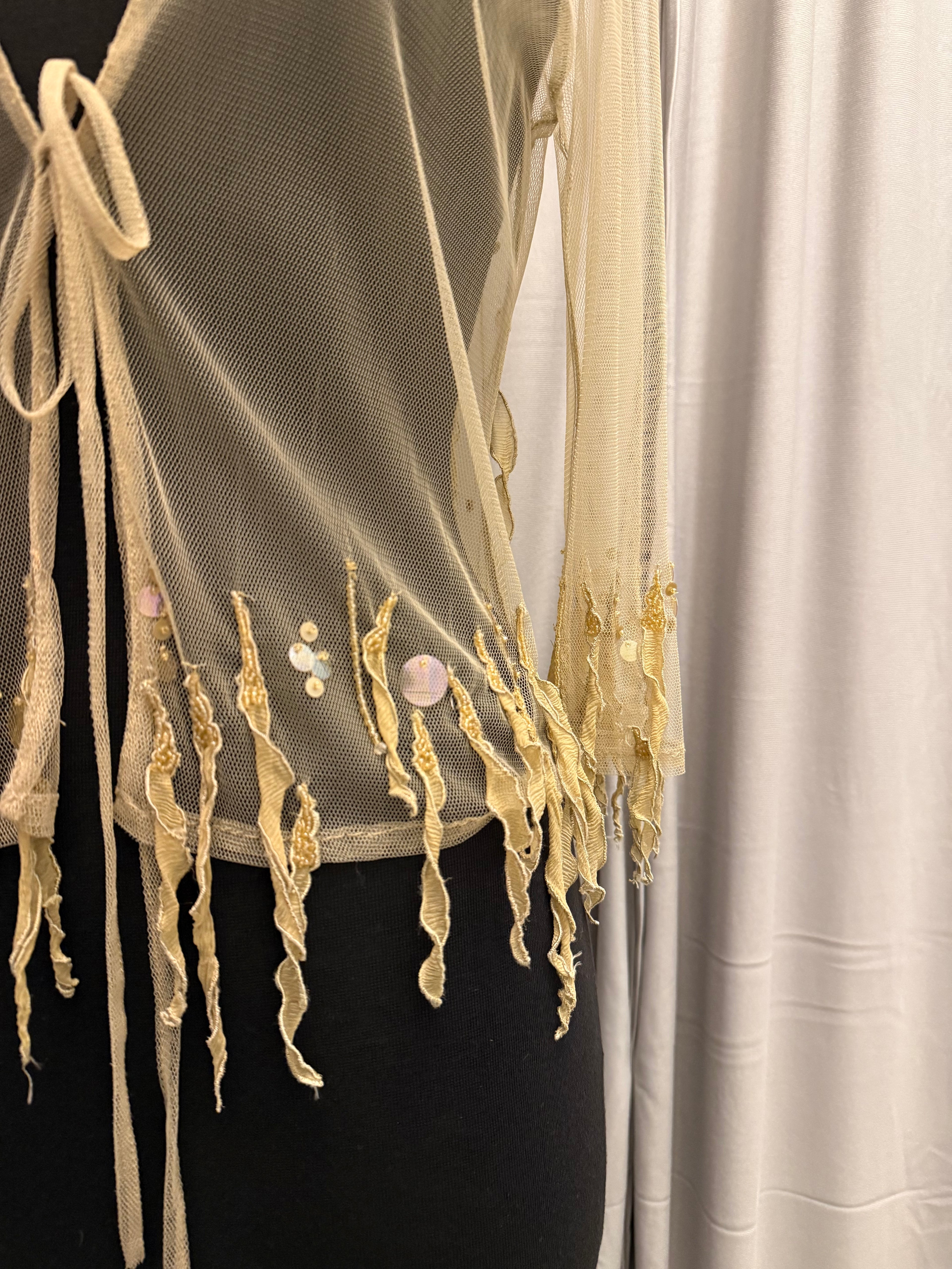 Class Roberto Cavalli Mesh Top