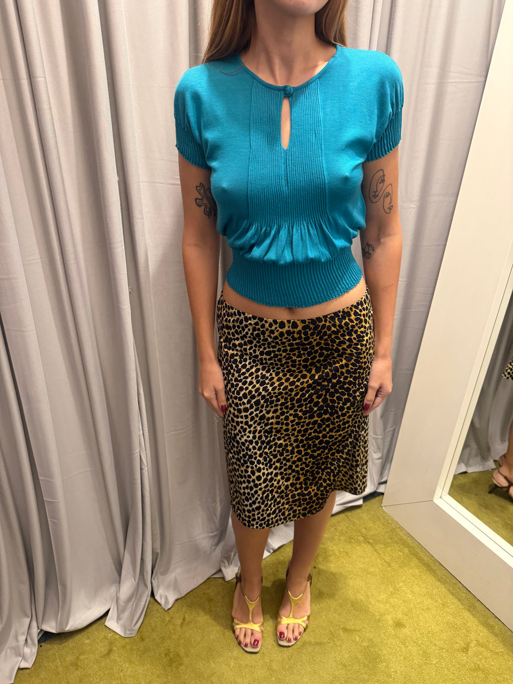 YSL Aqua Knit Top