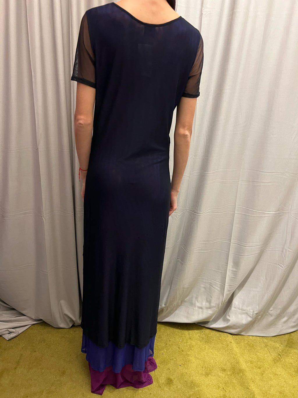 Moschino Jeans Mesh Layered Dress