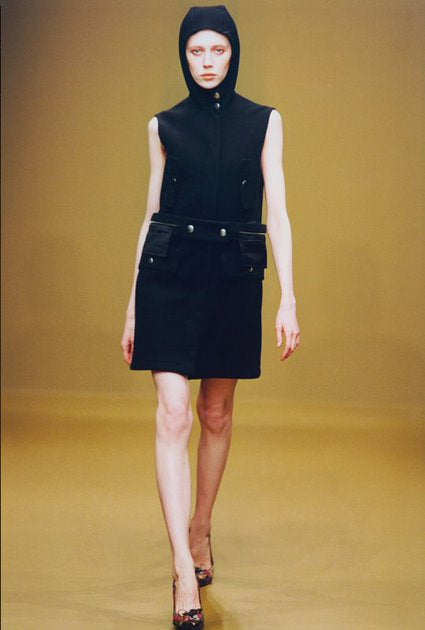 Iconic Miu Miu FW 1999 Wool Runway Dress