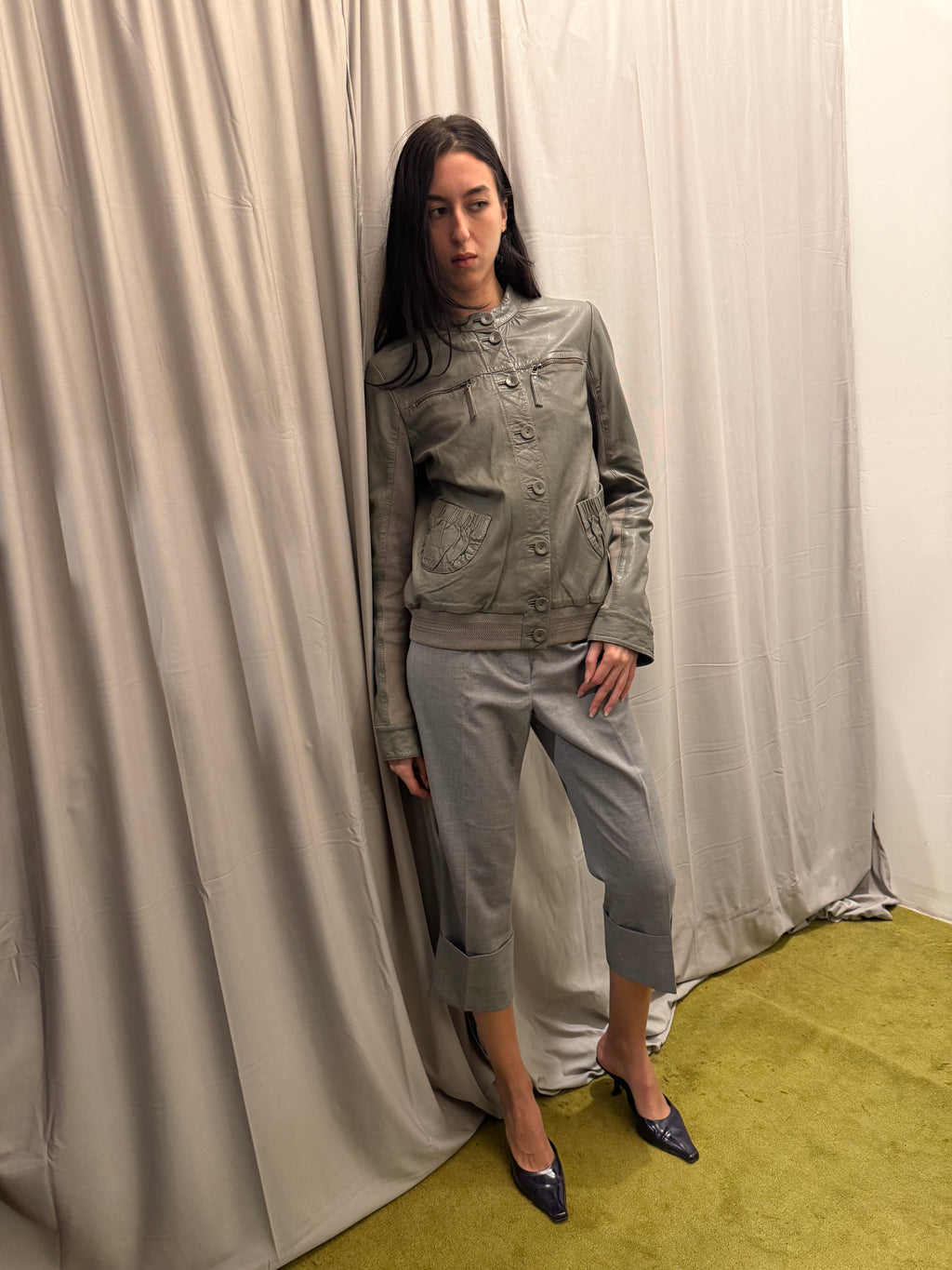 Liu Jo Jeans Leather Moto Jacket
