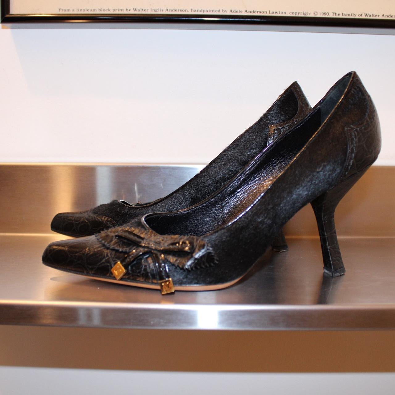 Louis Vuitton Ponyhair Heels