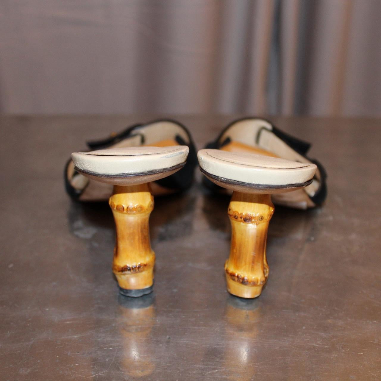 Gucci Bamboo Kitten Heels