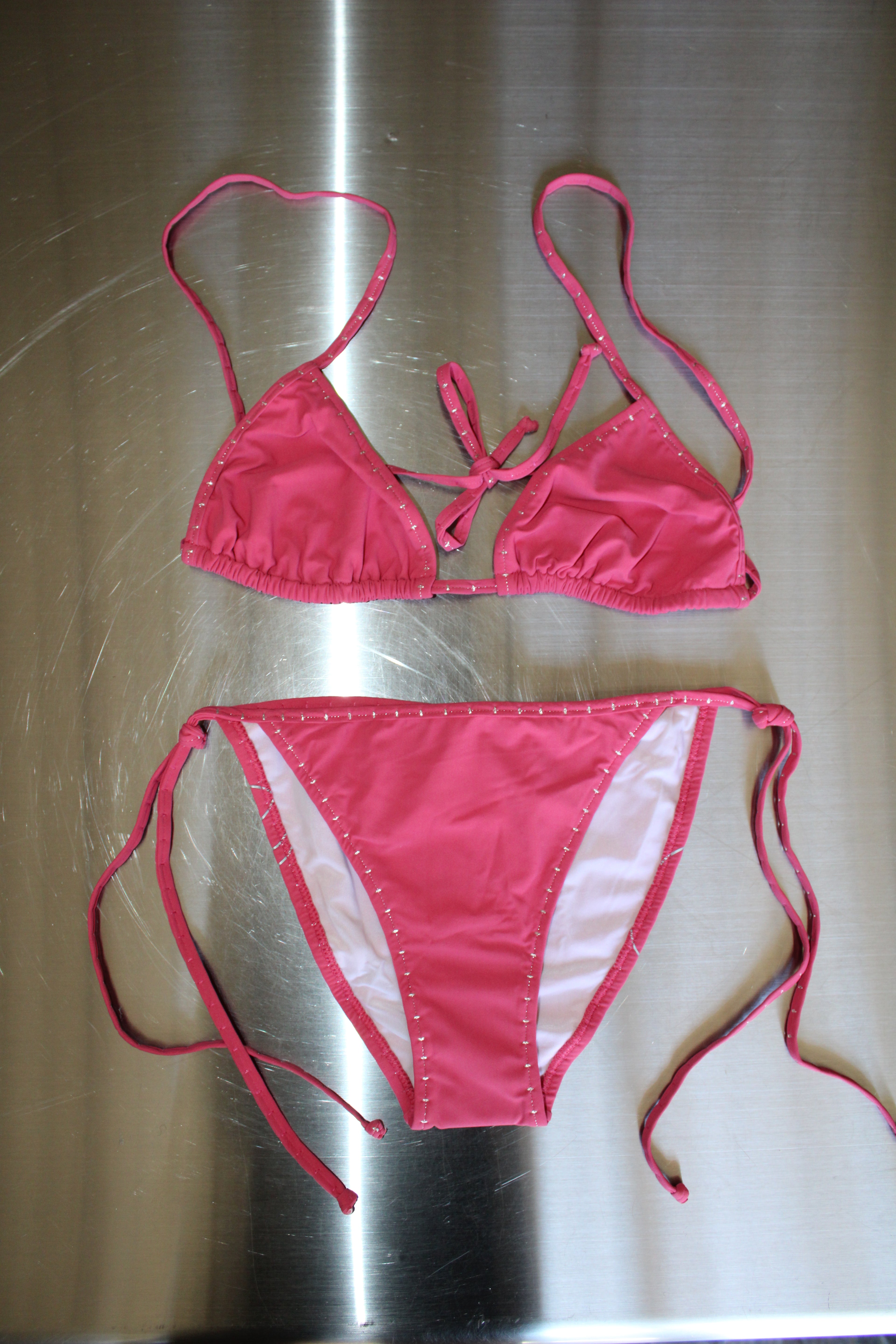 Deadstock Chloè Logo Print Bikini Set
