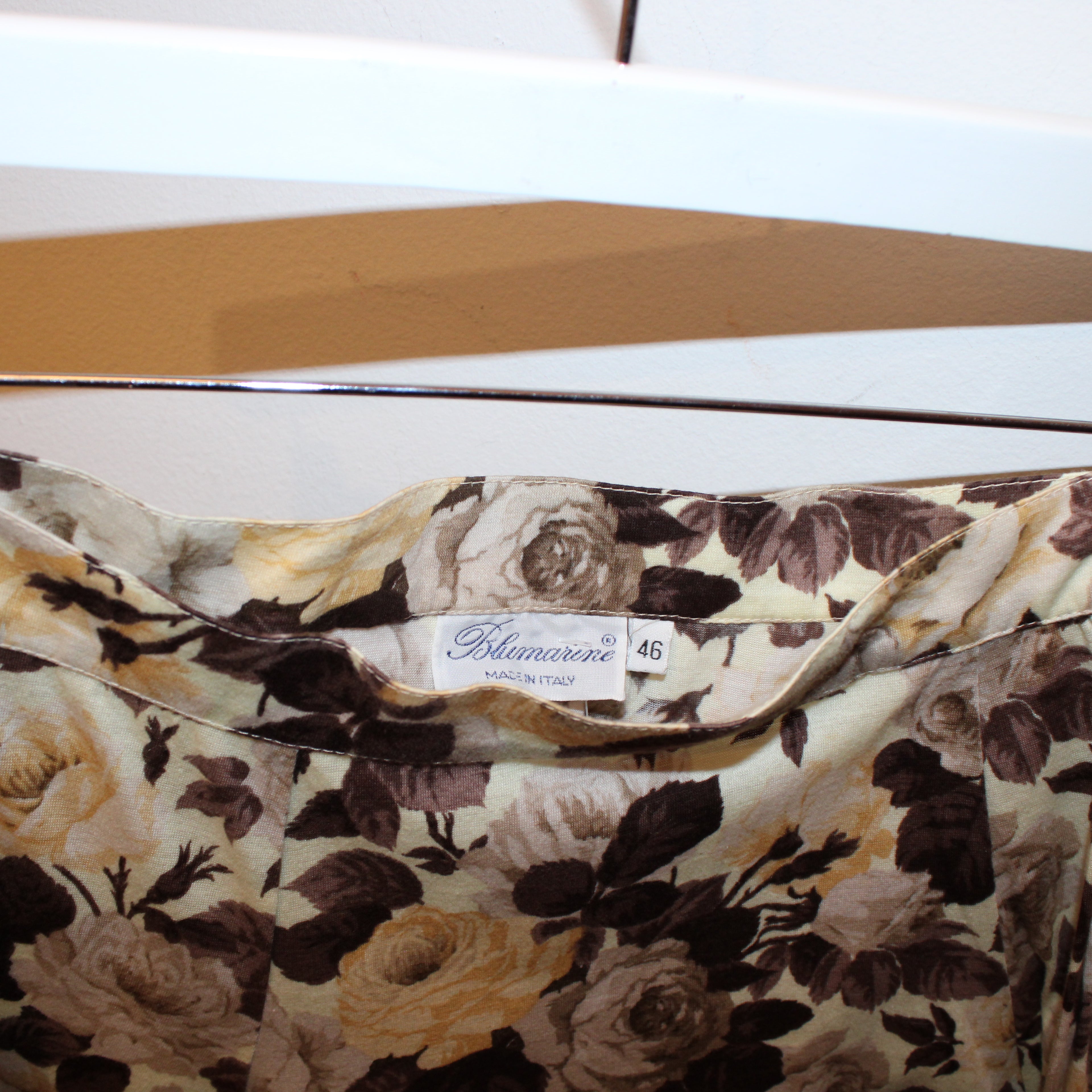 Blumarine floral skirt