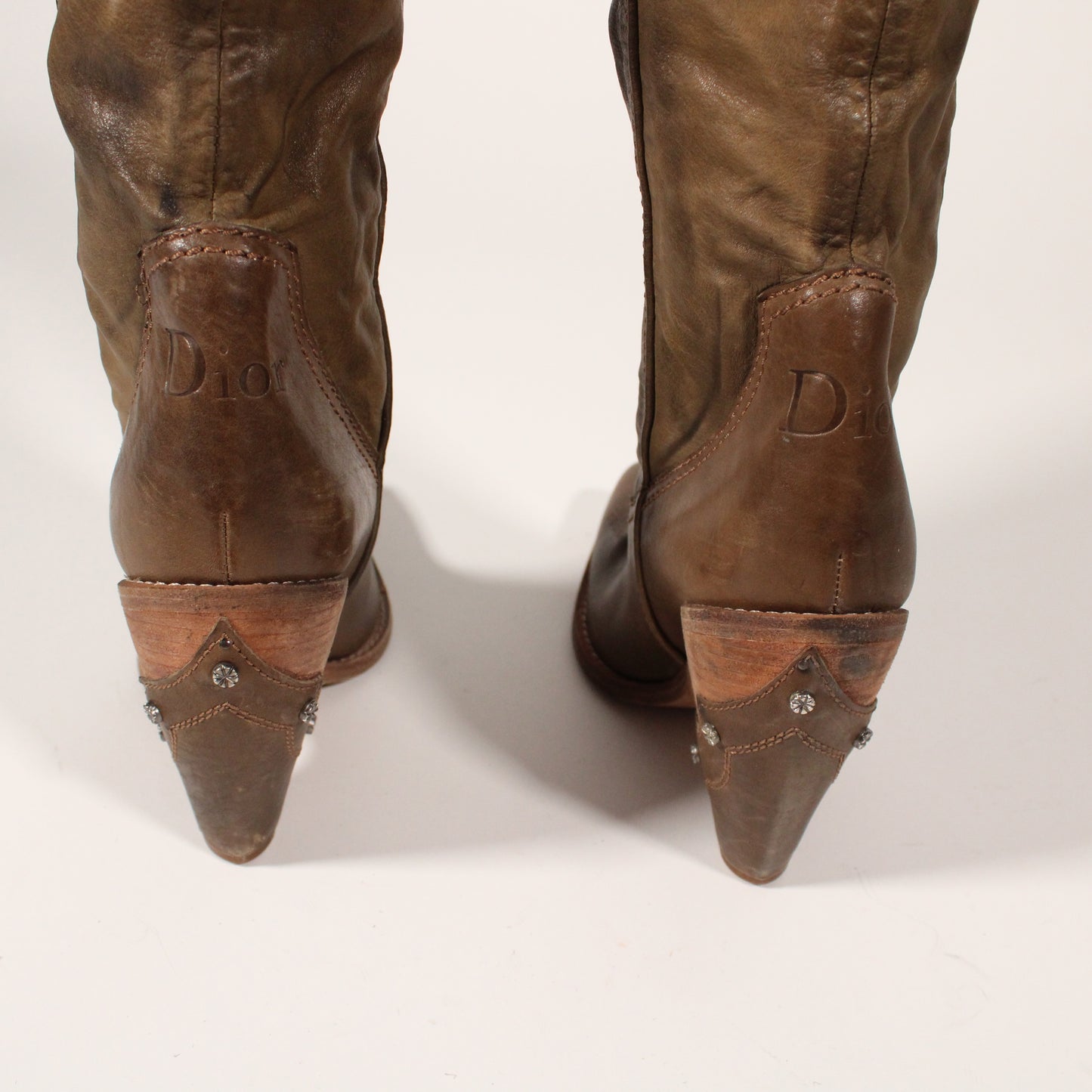 Dior by Galliano Era Cowboy Boots