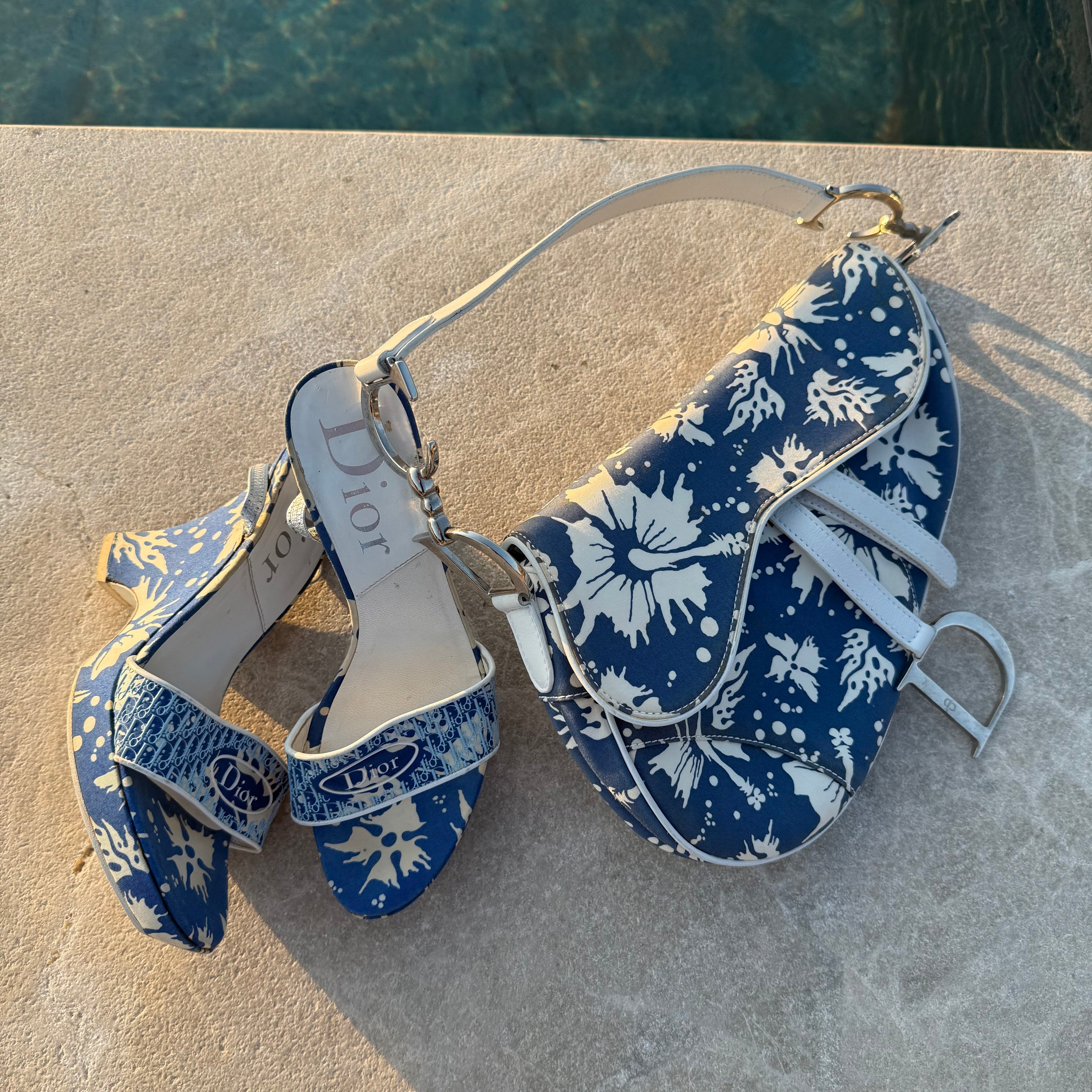 Rare Dior S/S 2004 Surf Chick Saddle Bag