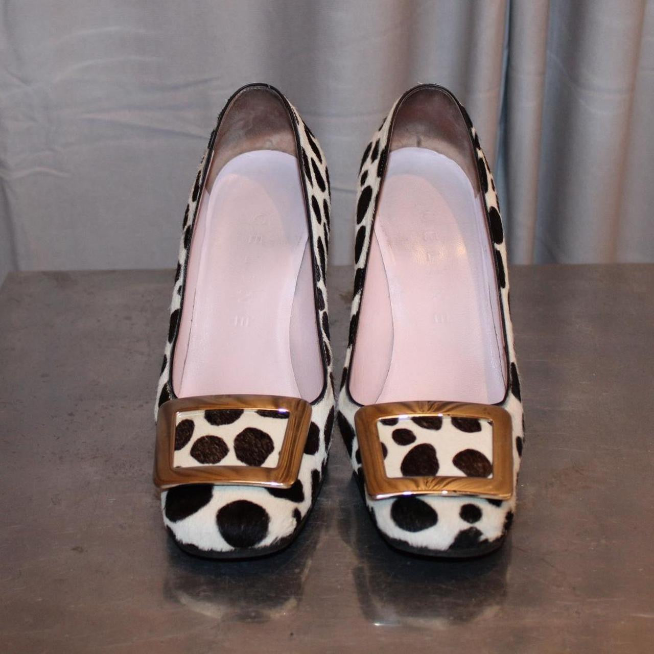 Celine Pony Hair Heels