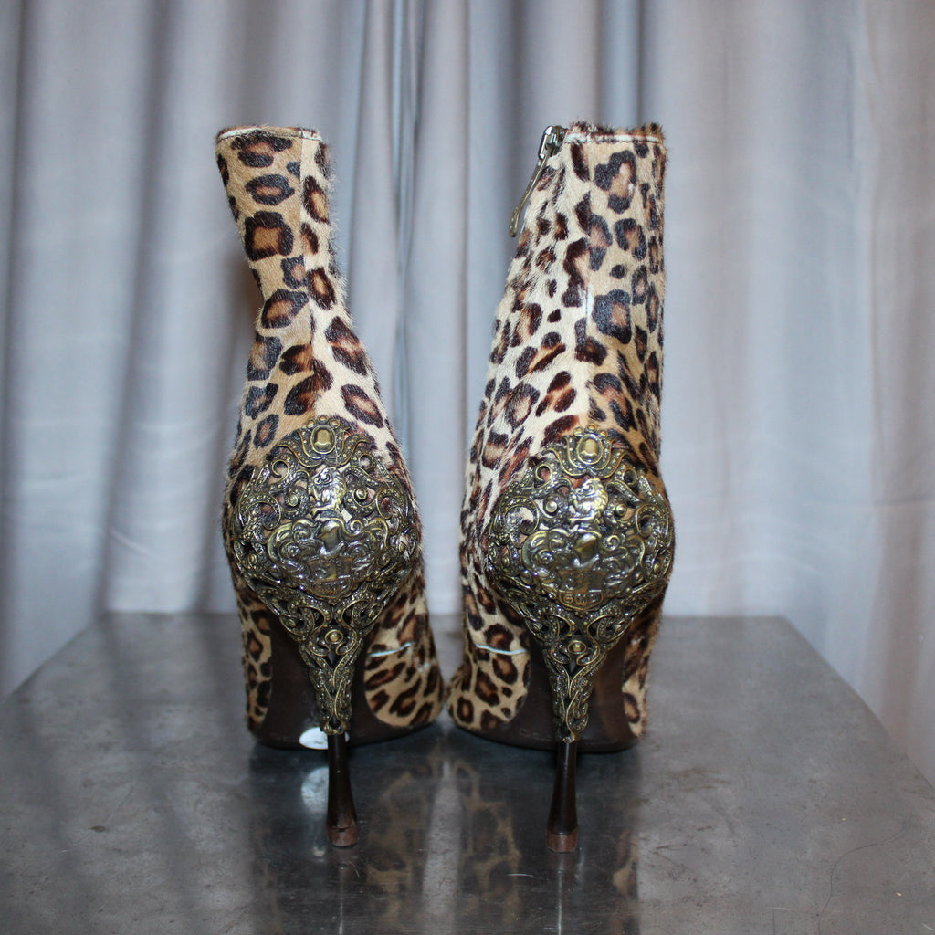 Gianmarco Lorenzi calf hair boots