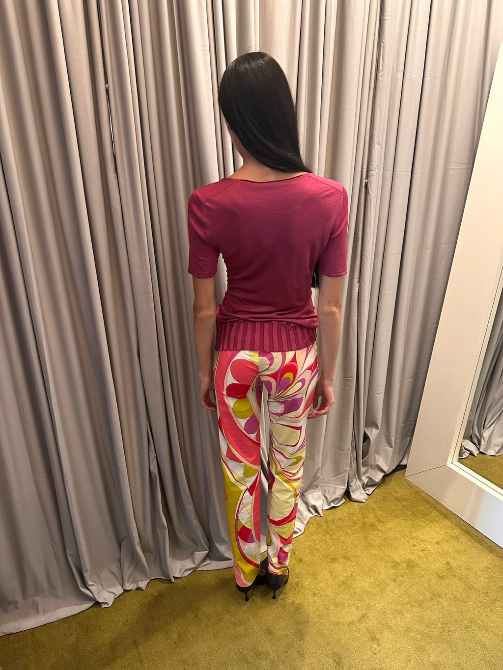 Gucci Pink Knit Top