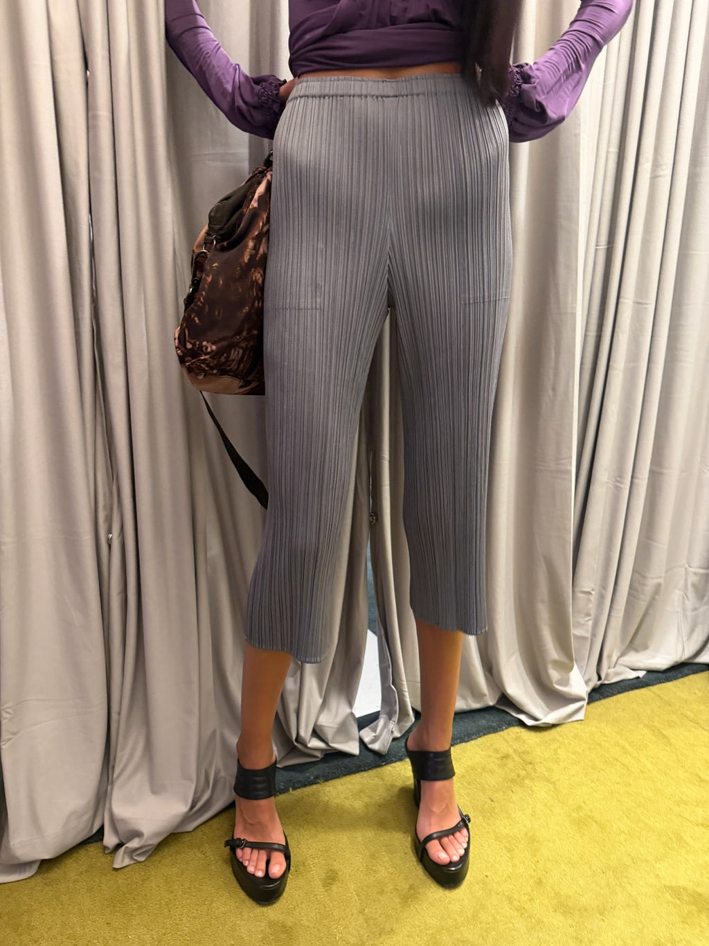 Issey Miyake Pleats Please Capri Pants