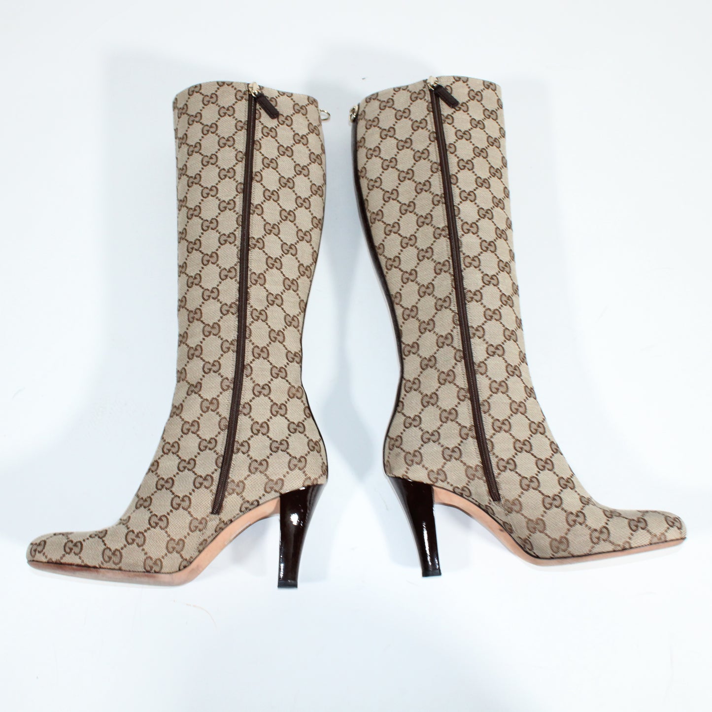 Vintage Gucci Monogram Boots