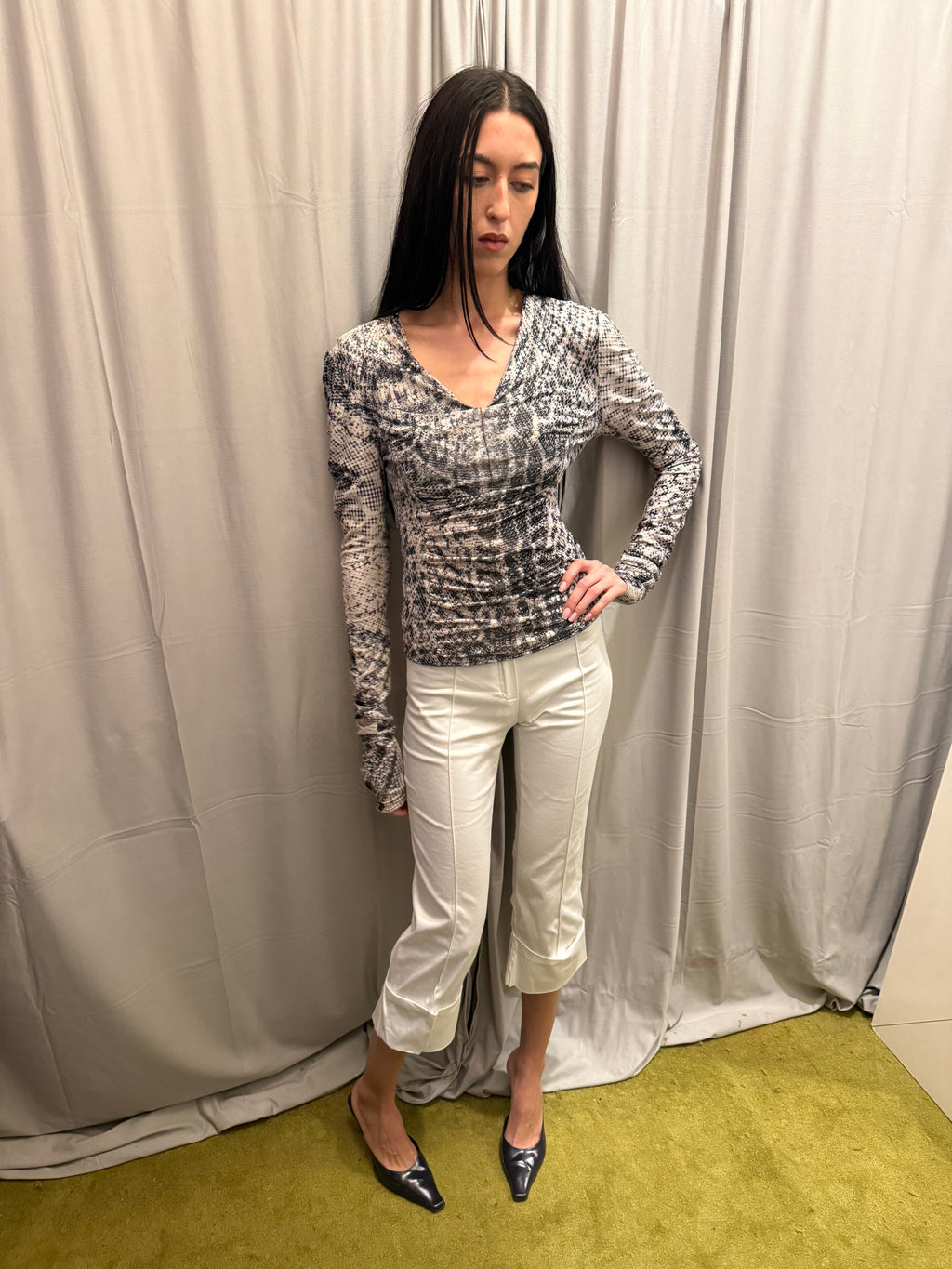 Roberto Cavalli 2003 Leopard Print Top