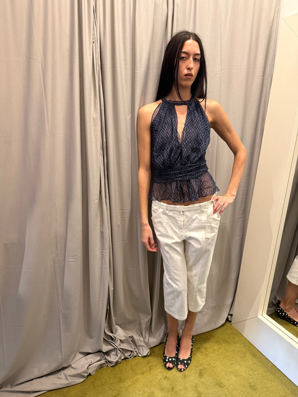 Alberta Ferretti Silk Blouse