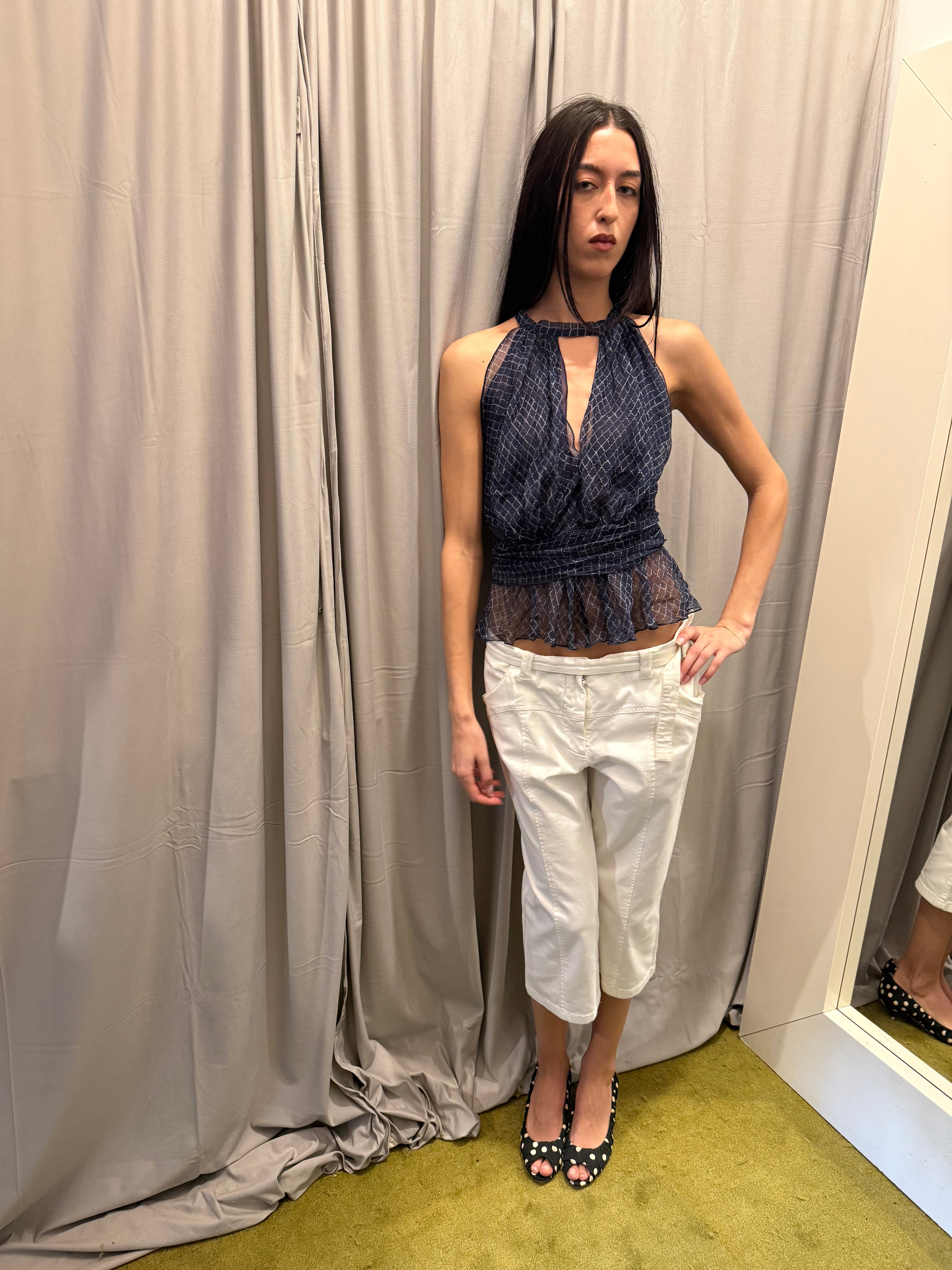 Alberta Ferretti Silk Blouse