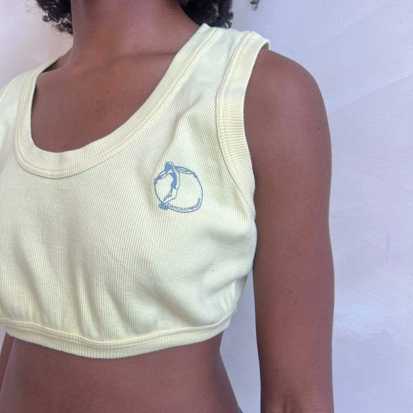 Vintage Armani Swim Cropped Top