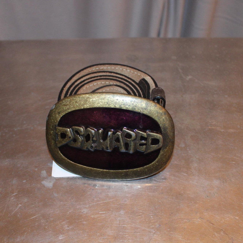 DSQUARED2 Brown Leather Belt