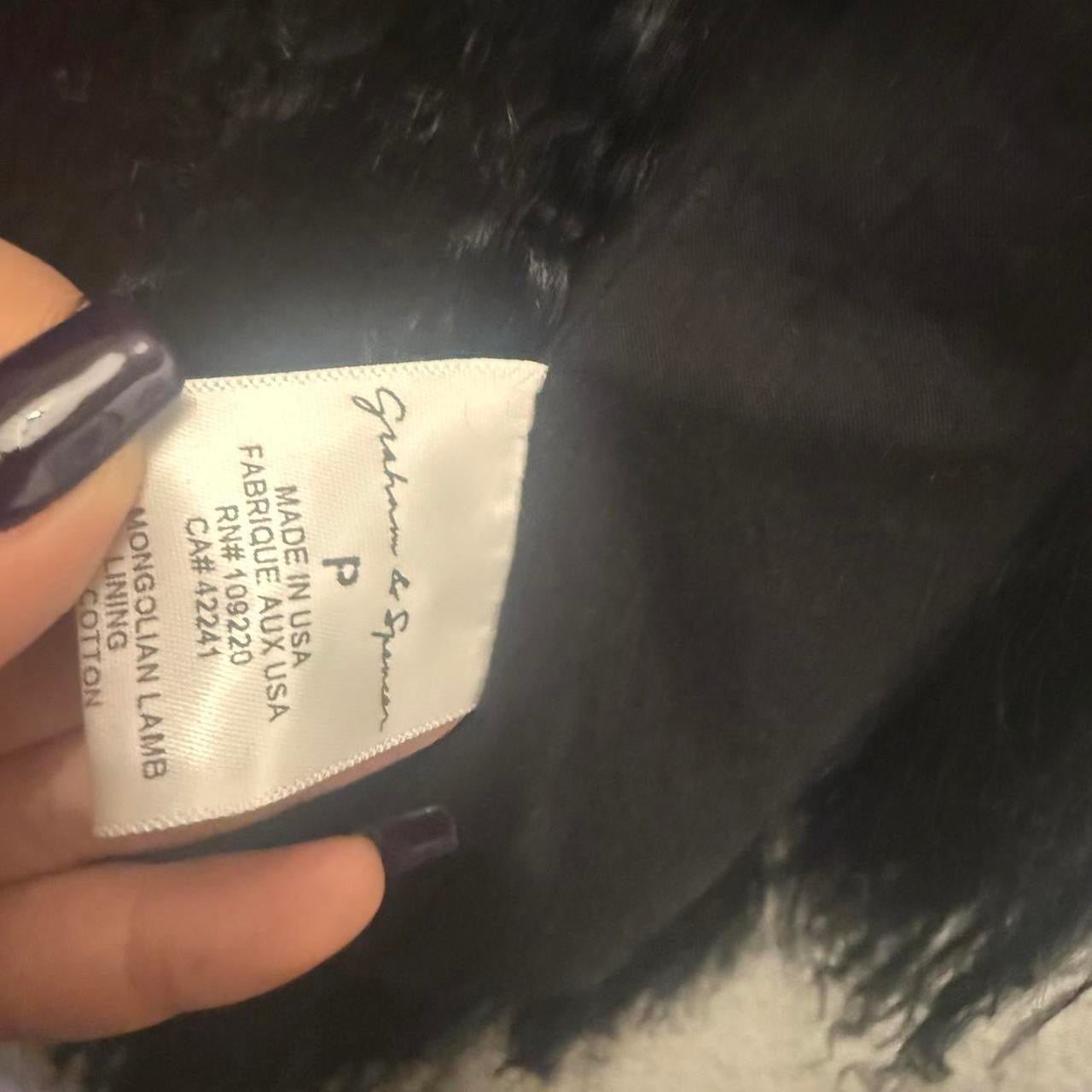 Stunning Genuine Mongolian Fur Cropped Vest