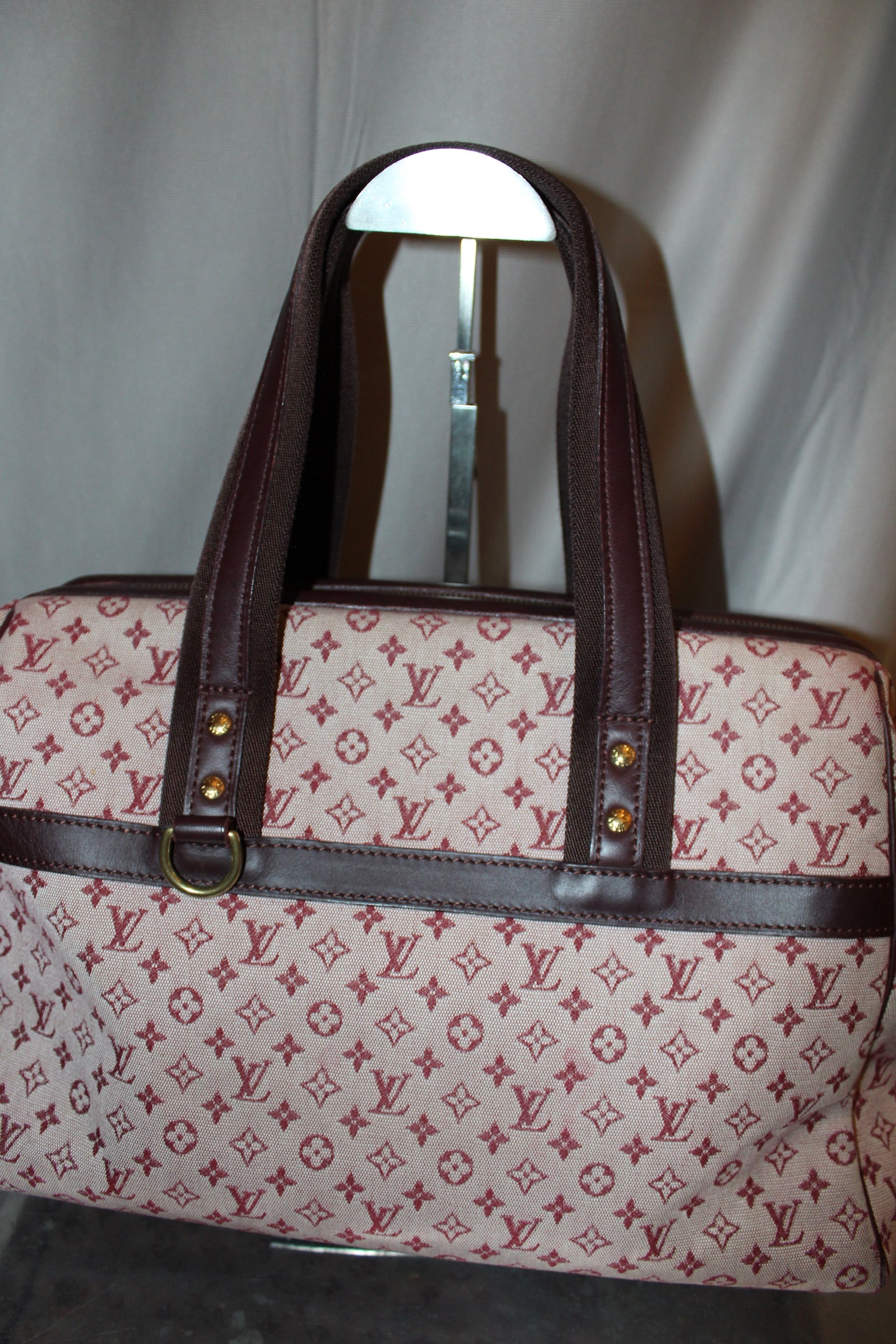 LV Josephine Bordeaux Monogram Bag