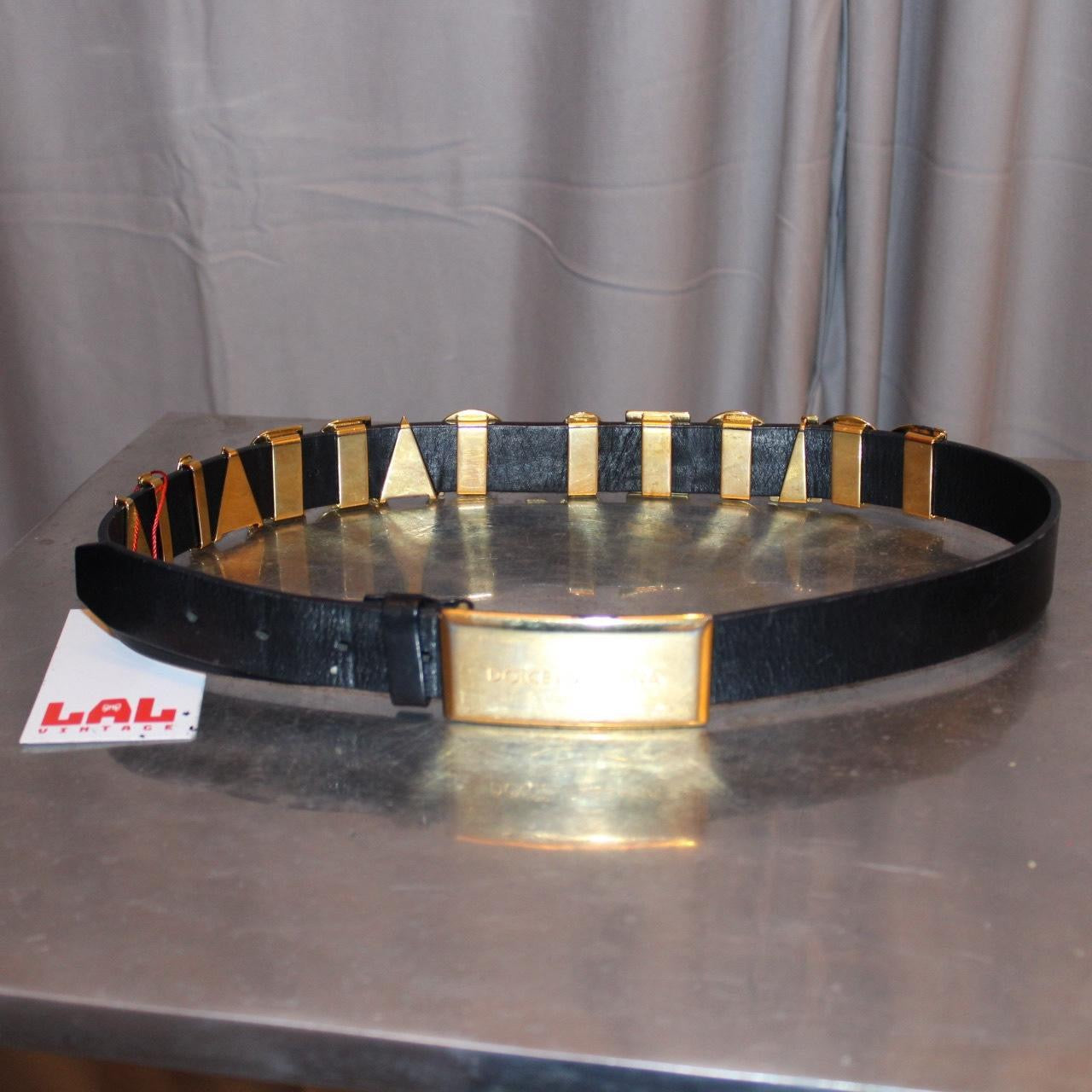 Dolce & Gabbana S/S 2002 Leather Belt