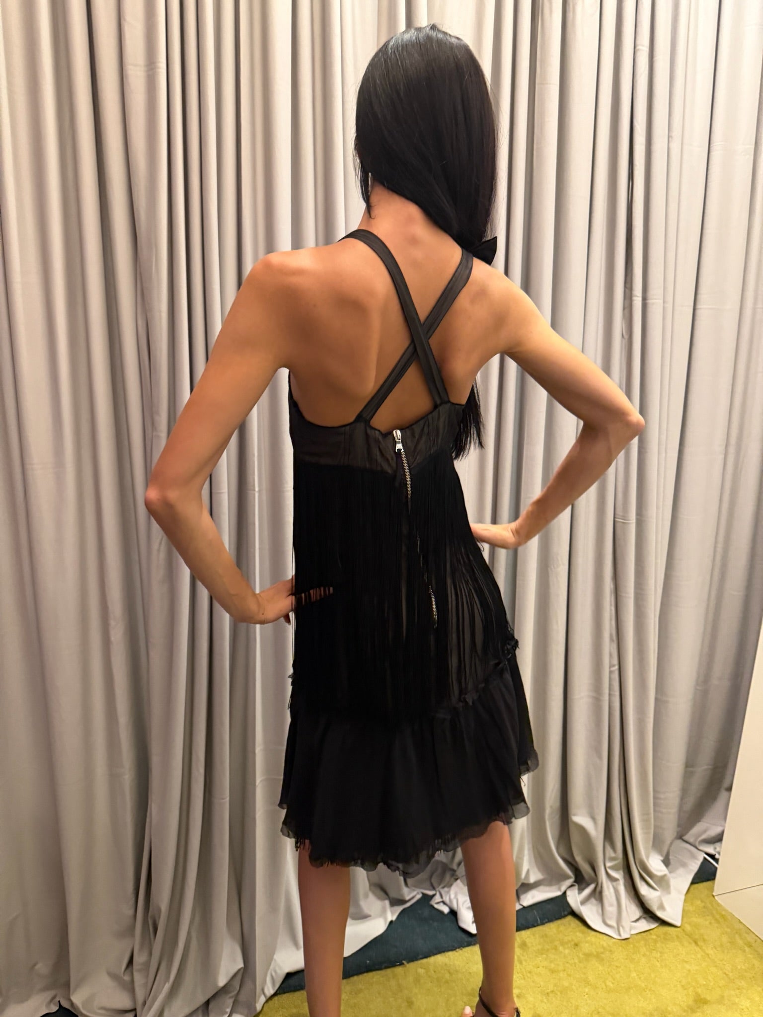 D&G Silk Fringe Dress