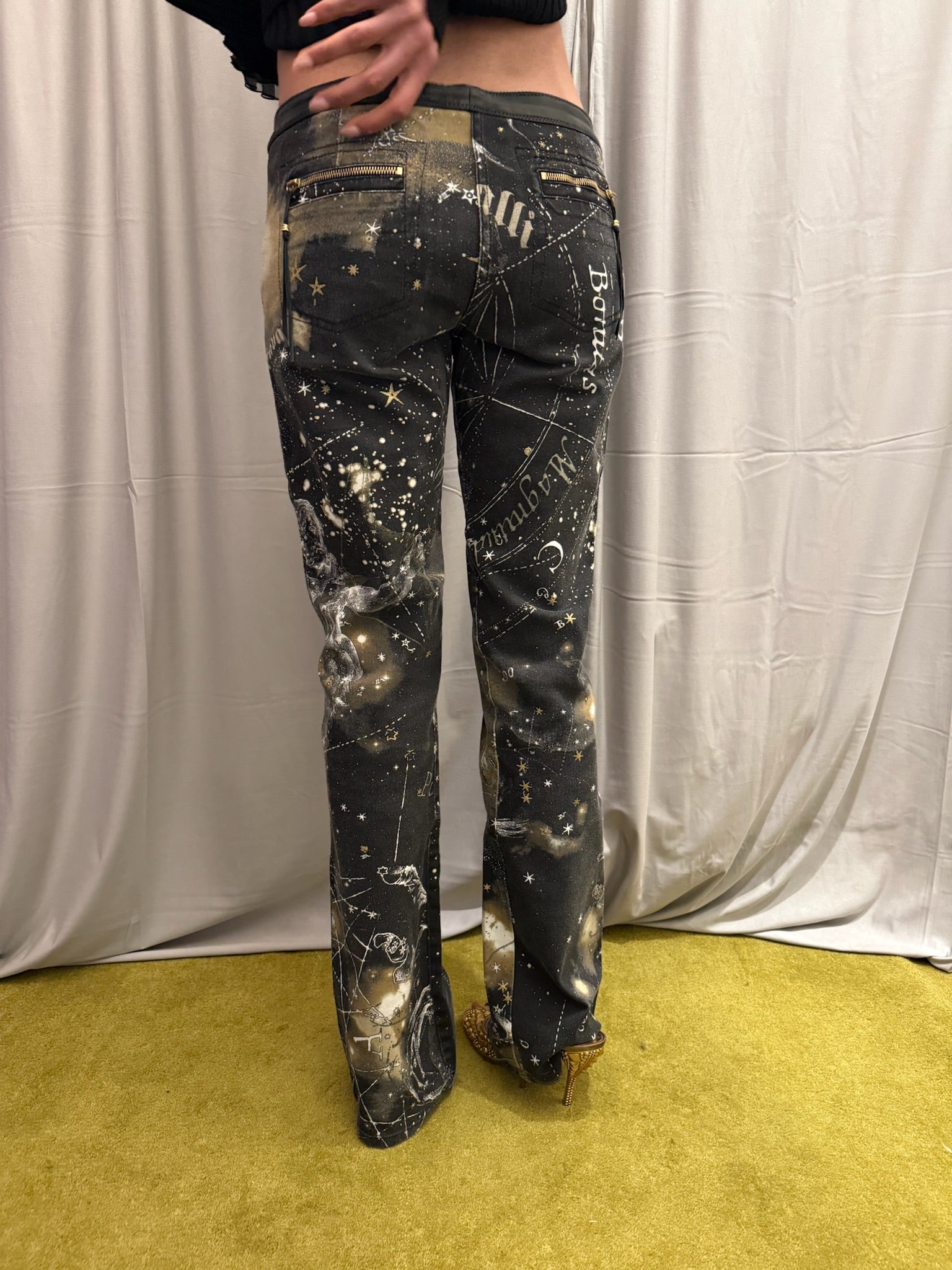 Roberto Cavalli FW2003 Zodiac Print Pants